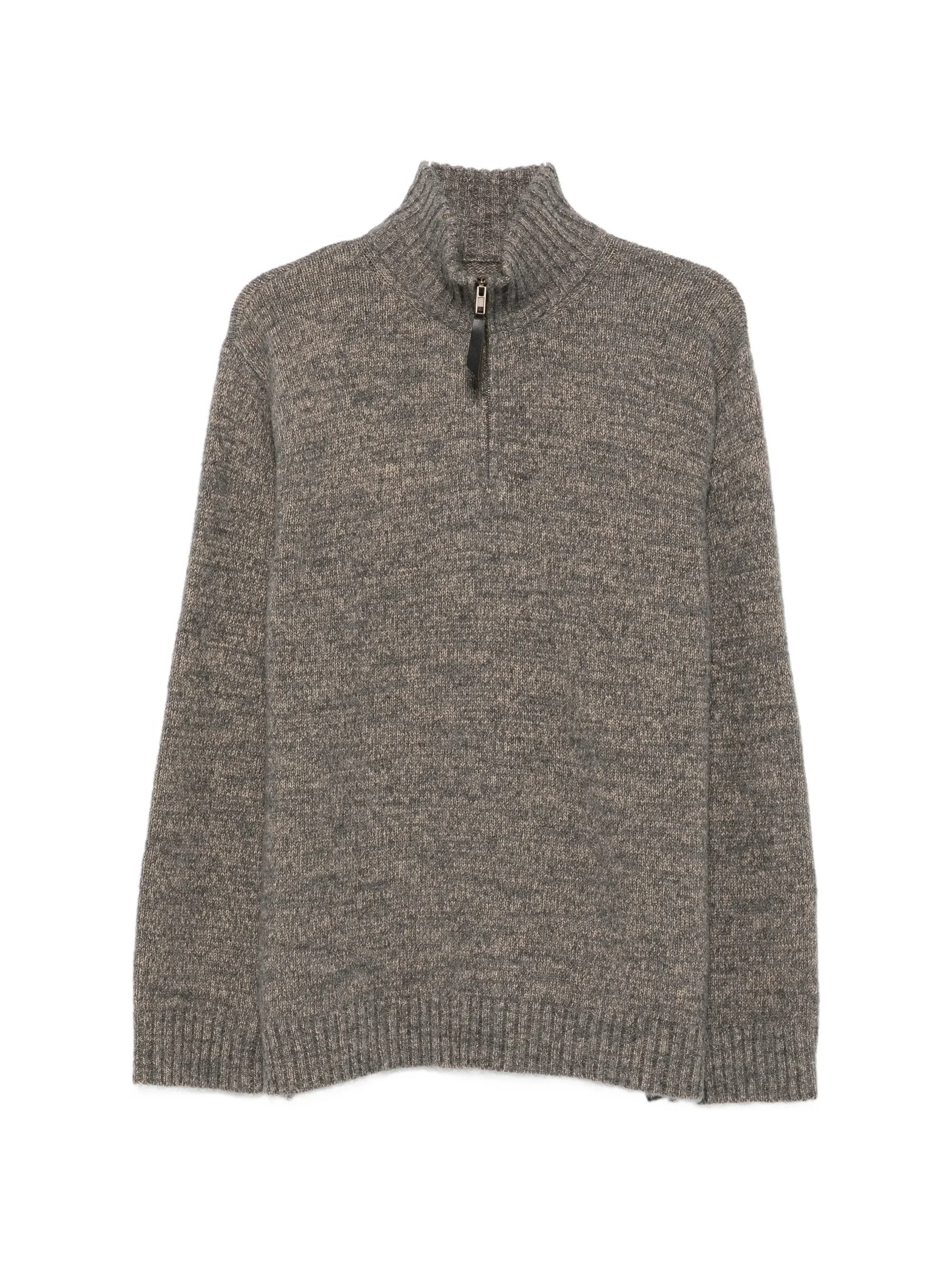 Maison Margiela Quarter-zip Knitted Sweater - 1