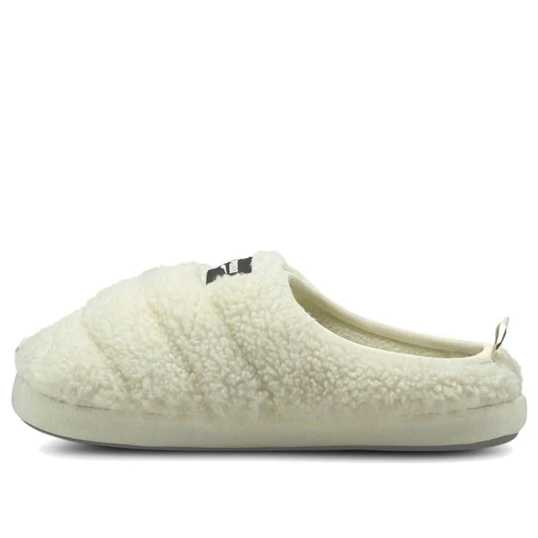 PUMA Scuff Sherpa Slippers 'Whisper White' 384943-01 - 1