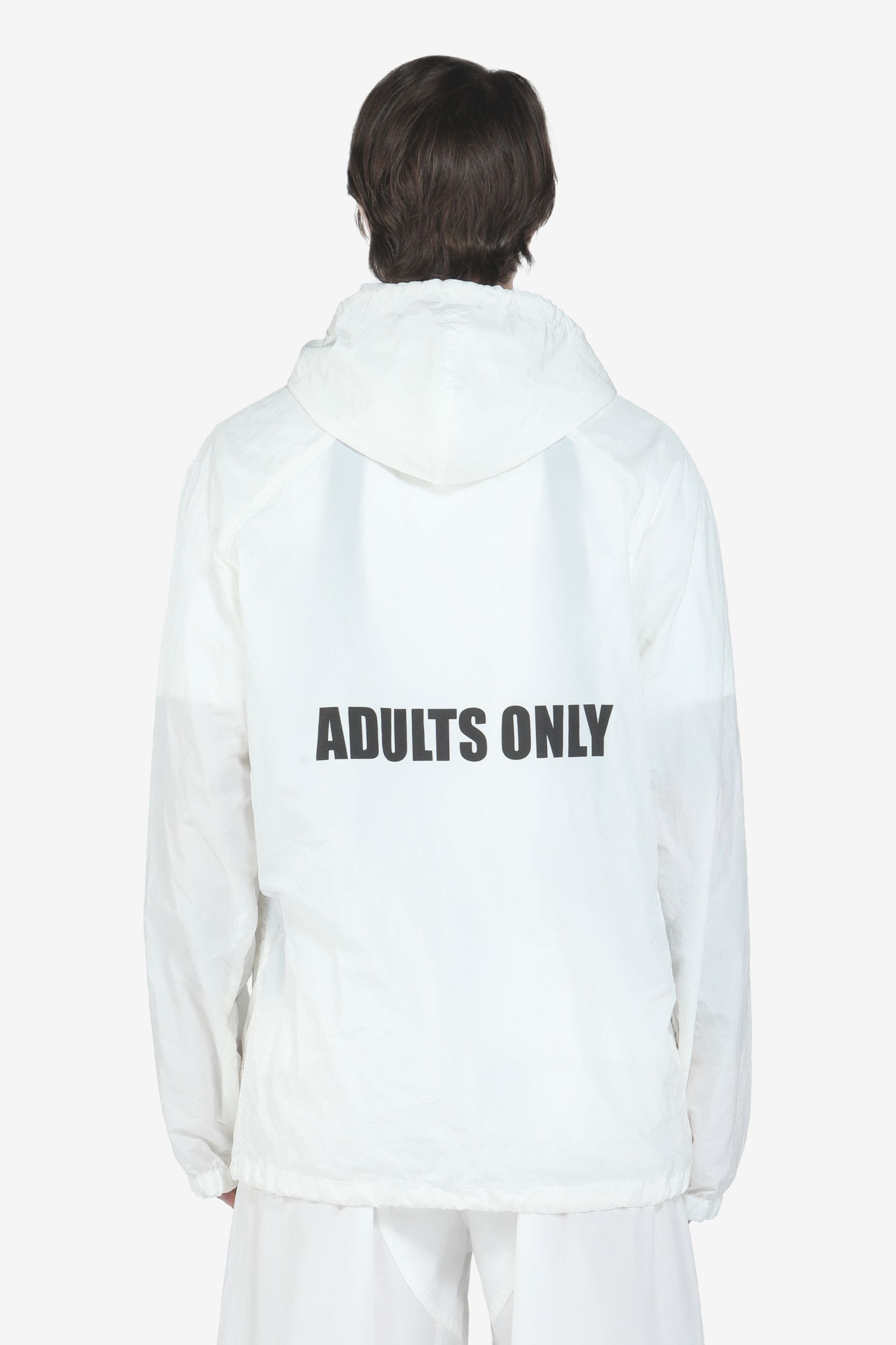 SLOGAN-PRINT HOODED JACKET - 2