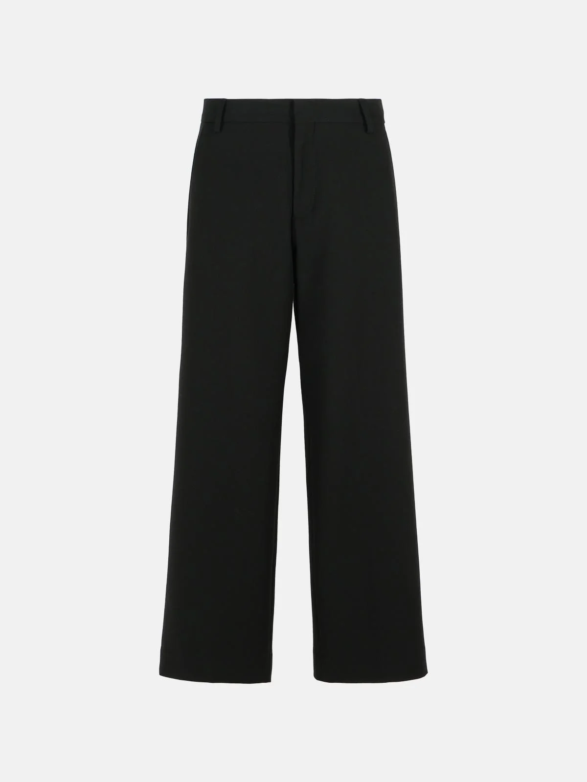 'JURDY' BLACK POLYESTER BLEND PANTS - 1