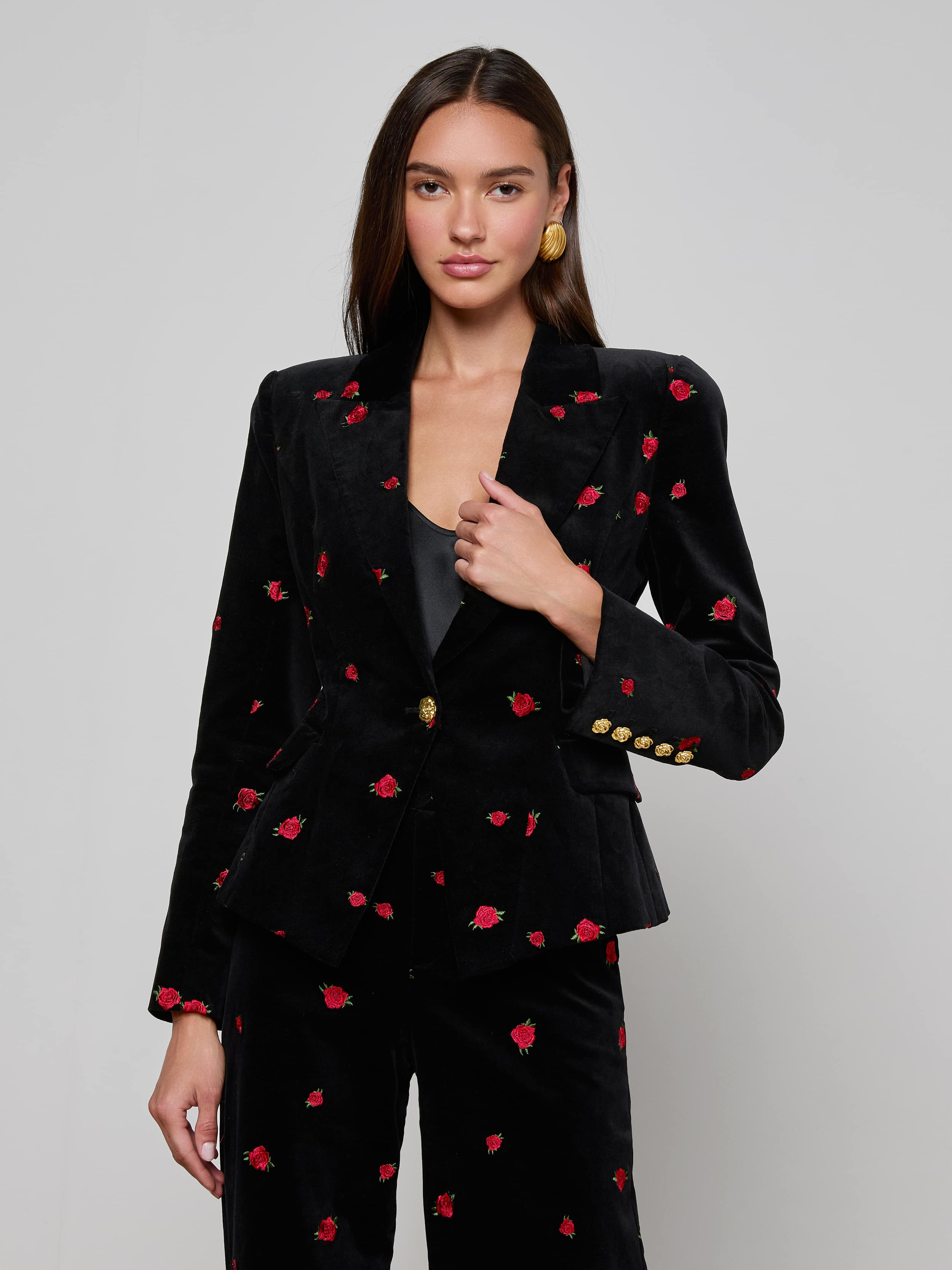 Kaisley Velvet Blazer - 2