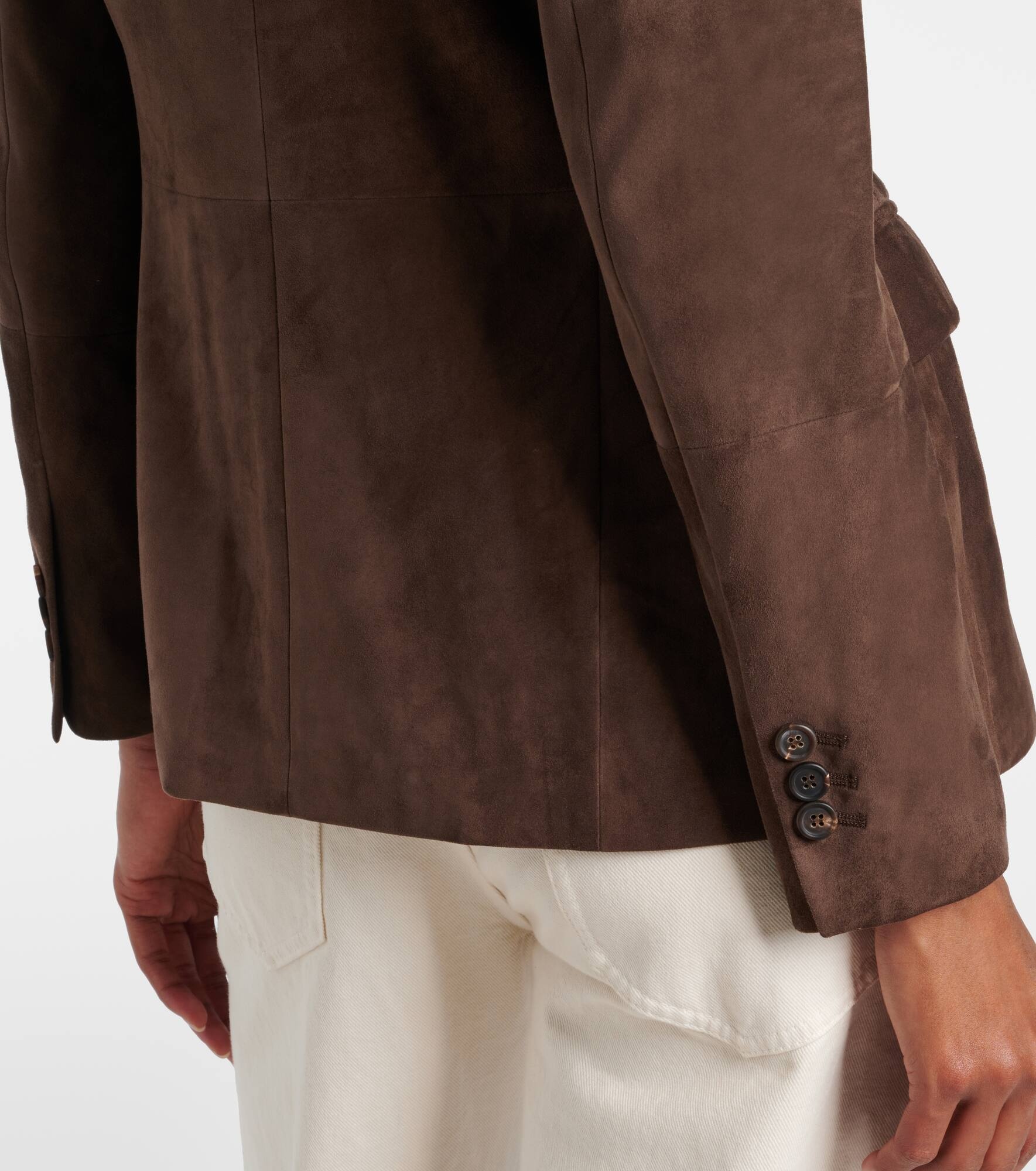 Suede blazer - 5