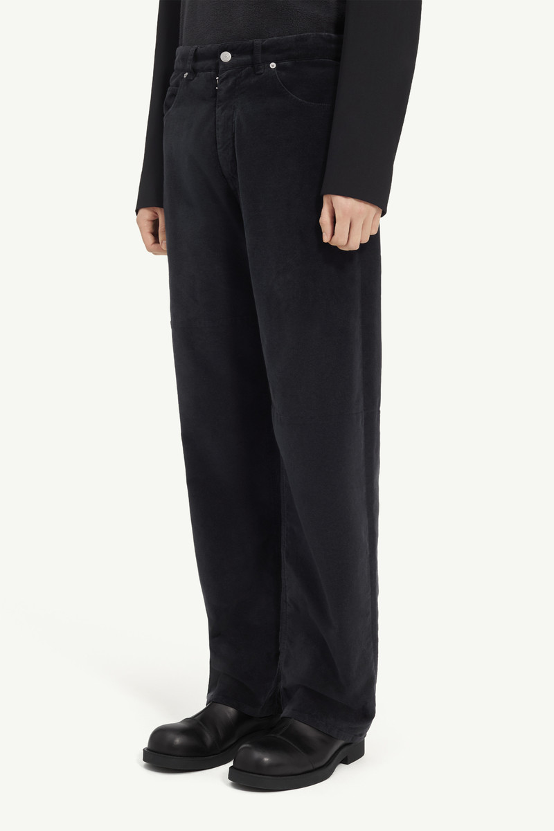 Overdyed moleskin trousers 4