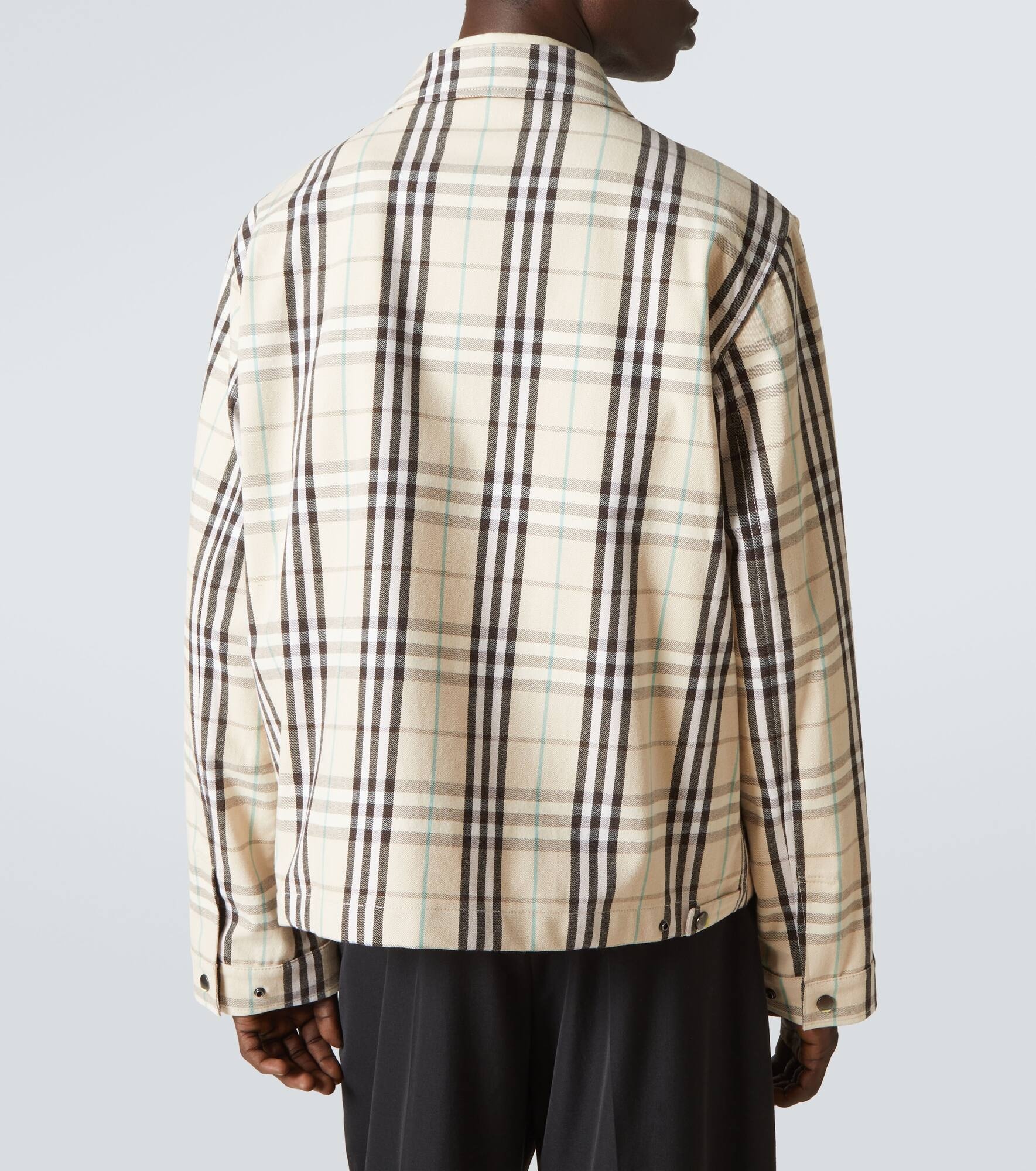 Burberry Check cotton jacket - 4