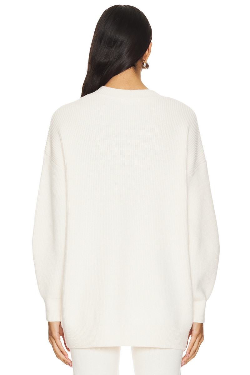 525 america Evelyn Asymmetrical Luxe Oversized Cardi outlook