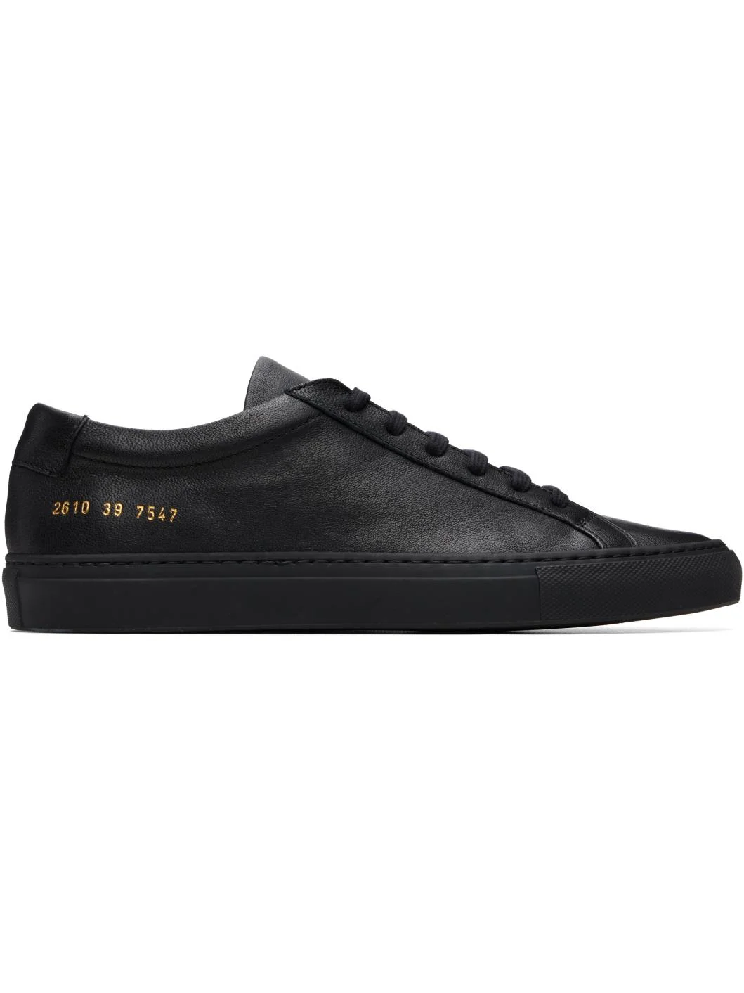 Black Achilles Premium Leather Sneakers - 1