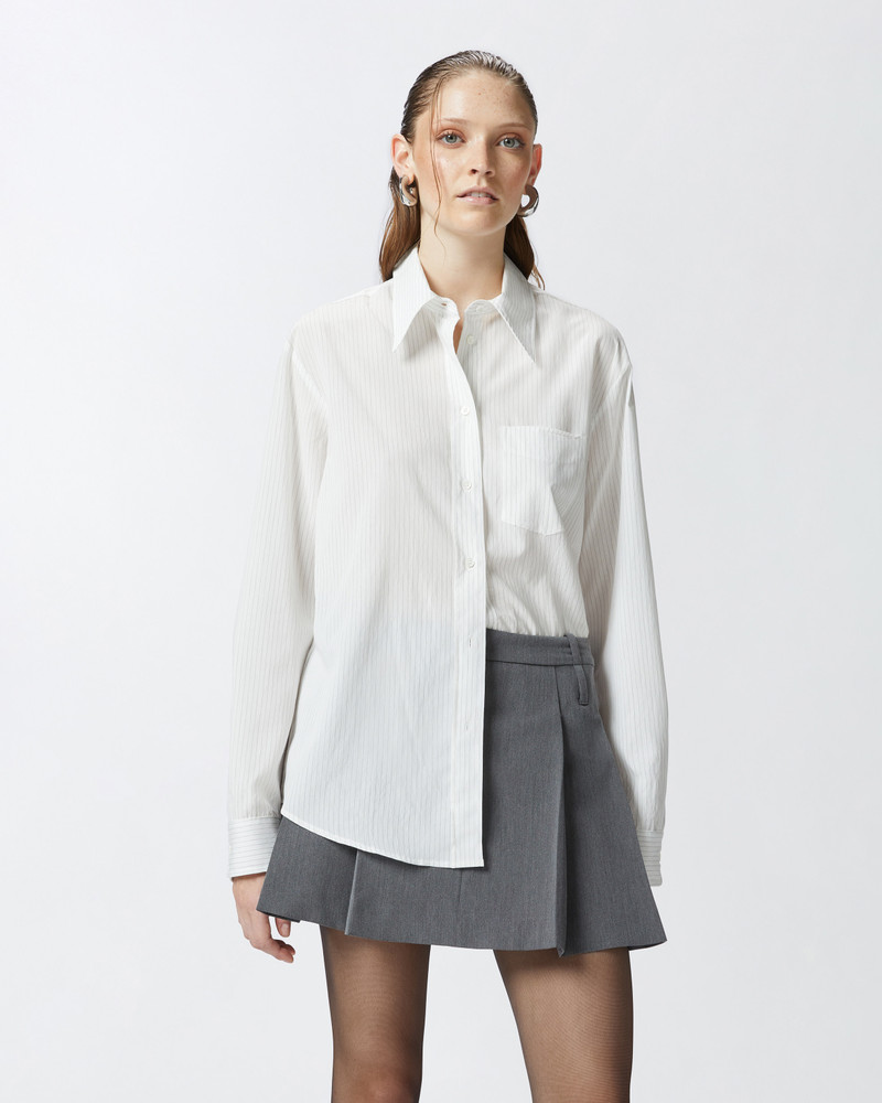 PINKO VERTICAL-STRIPED SHIRT outlook