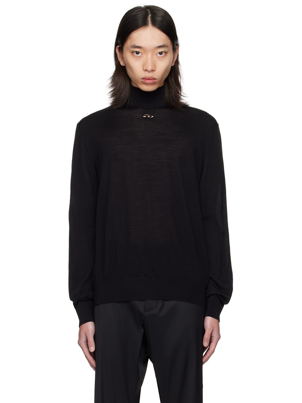 Black K-Gil Turtleneck - 1