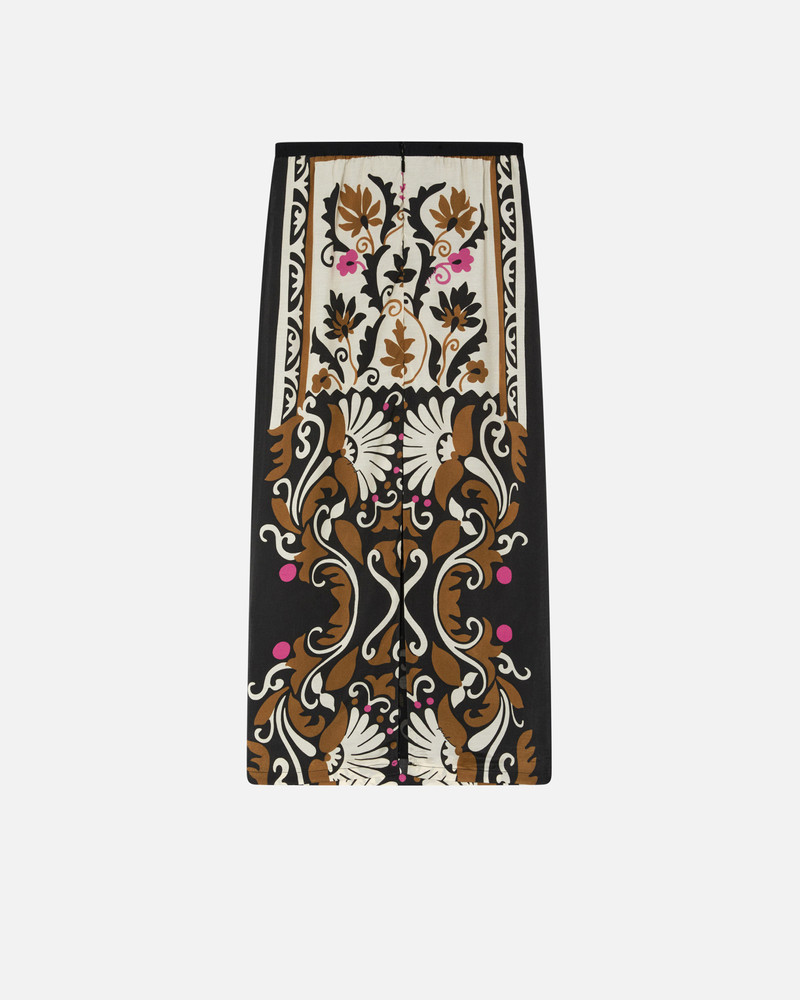 LONG FLORAL-PRINT SKIRT WITH SLIT 6