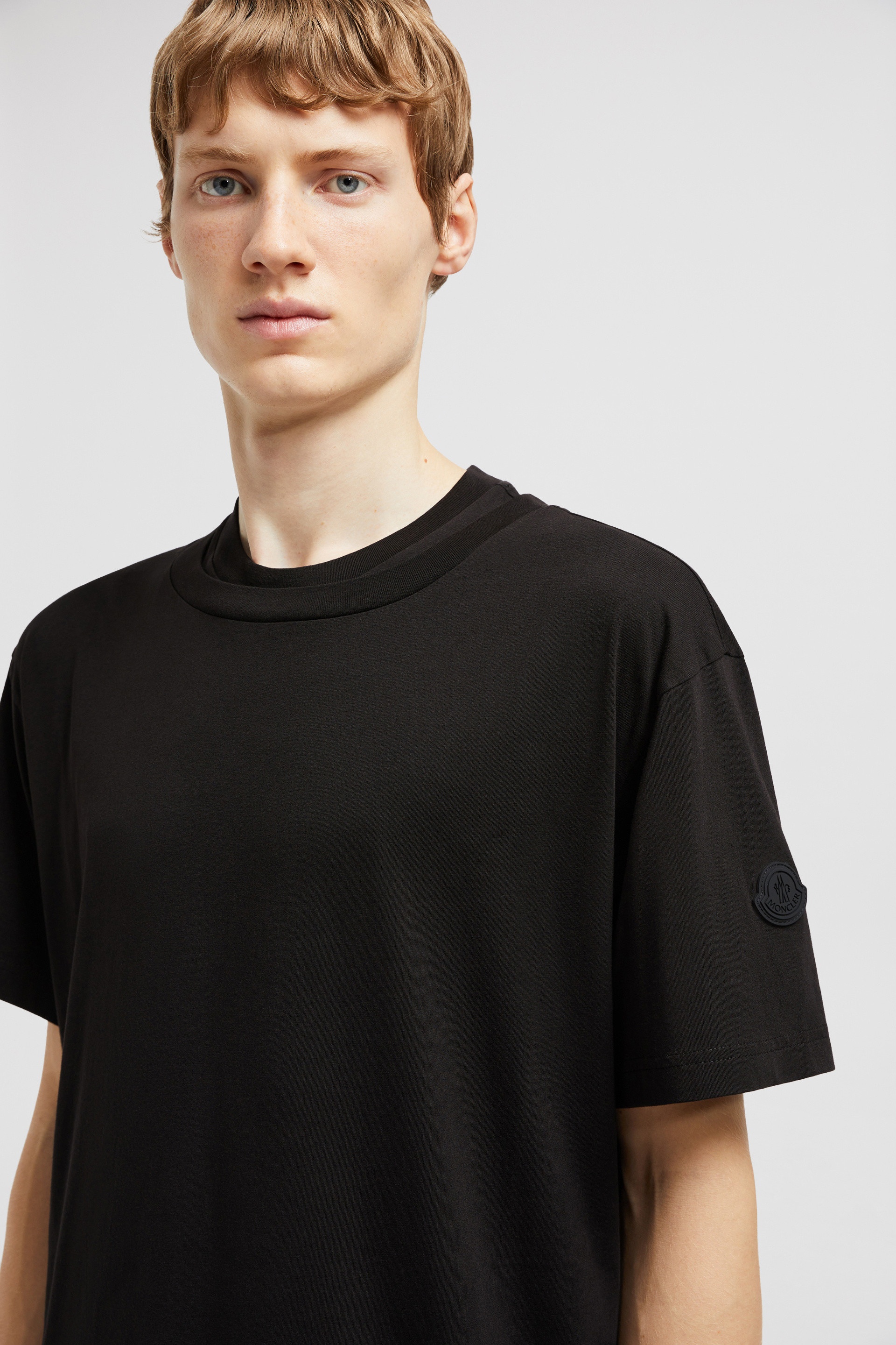 Double Collar Cotton T-Shirt - 4