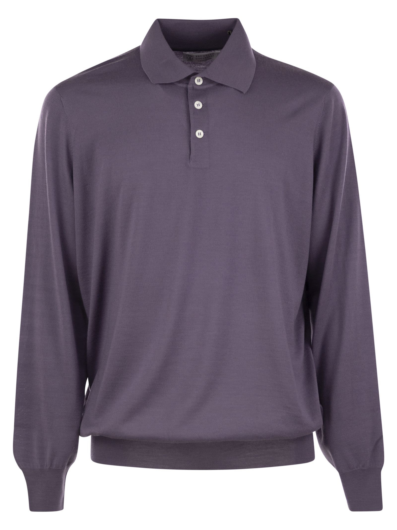 Brunello Cucinelli Men Polo Style Sweater - 1