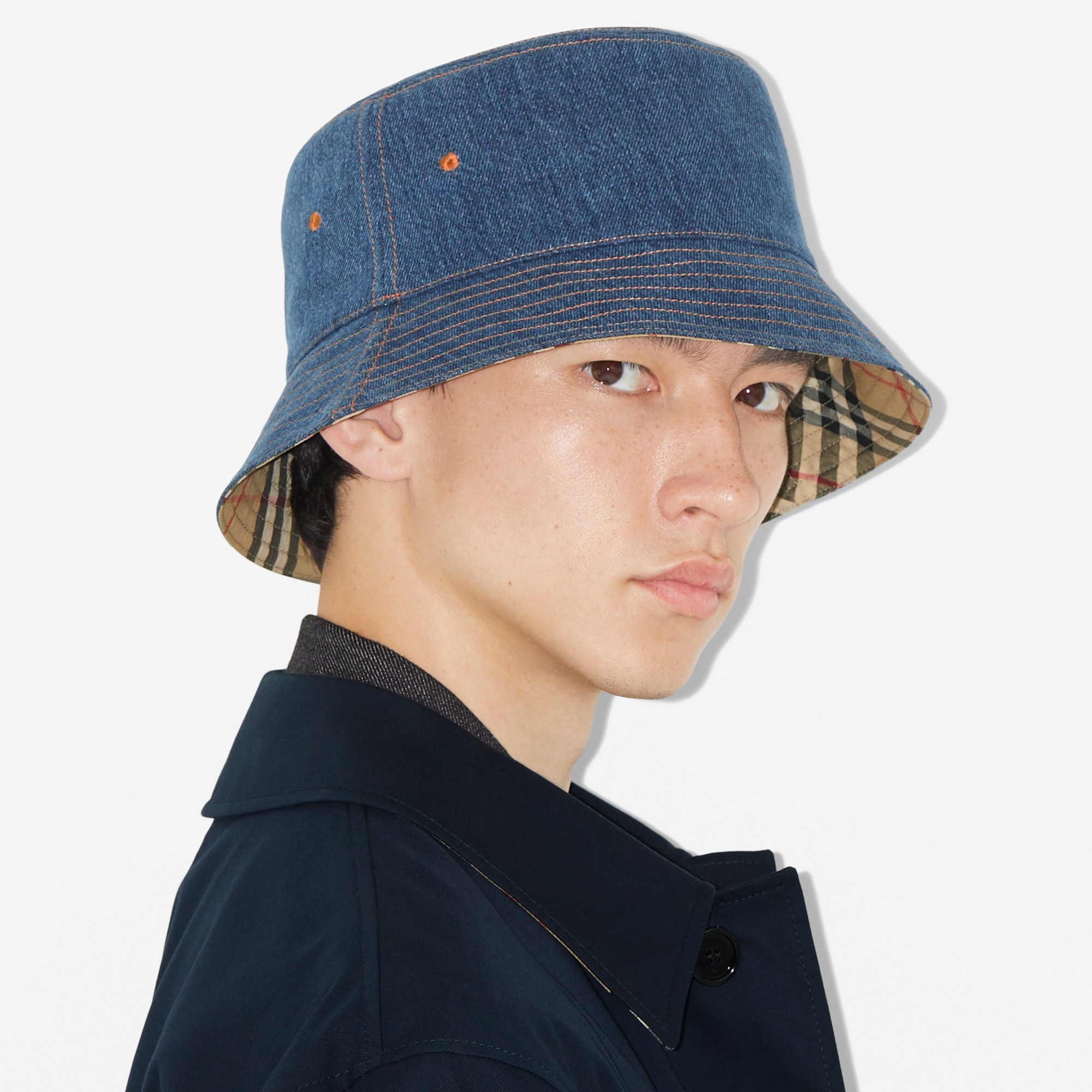 Burberry Denim Bucket Hat | REVERSIBLE