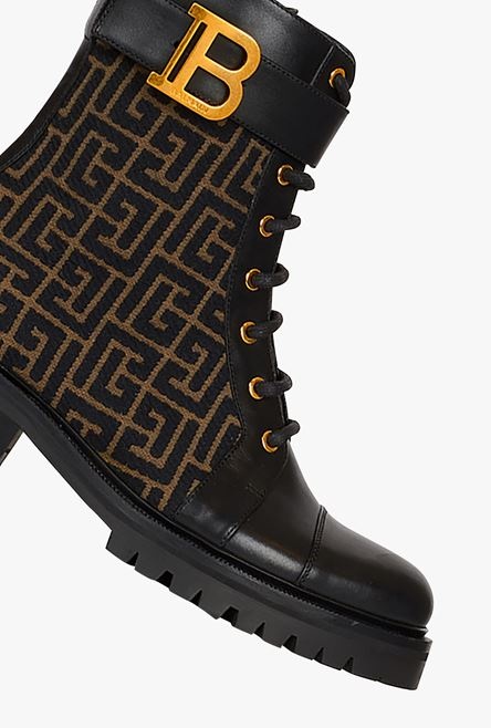 Bicolor jacquard Ranger Romy ankle boots - 5