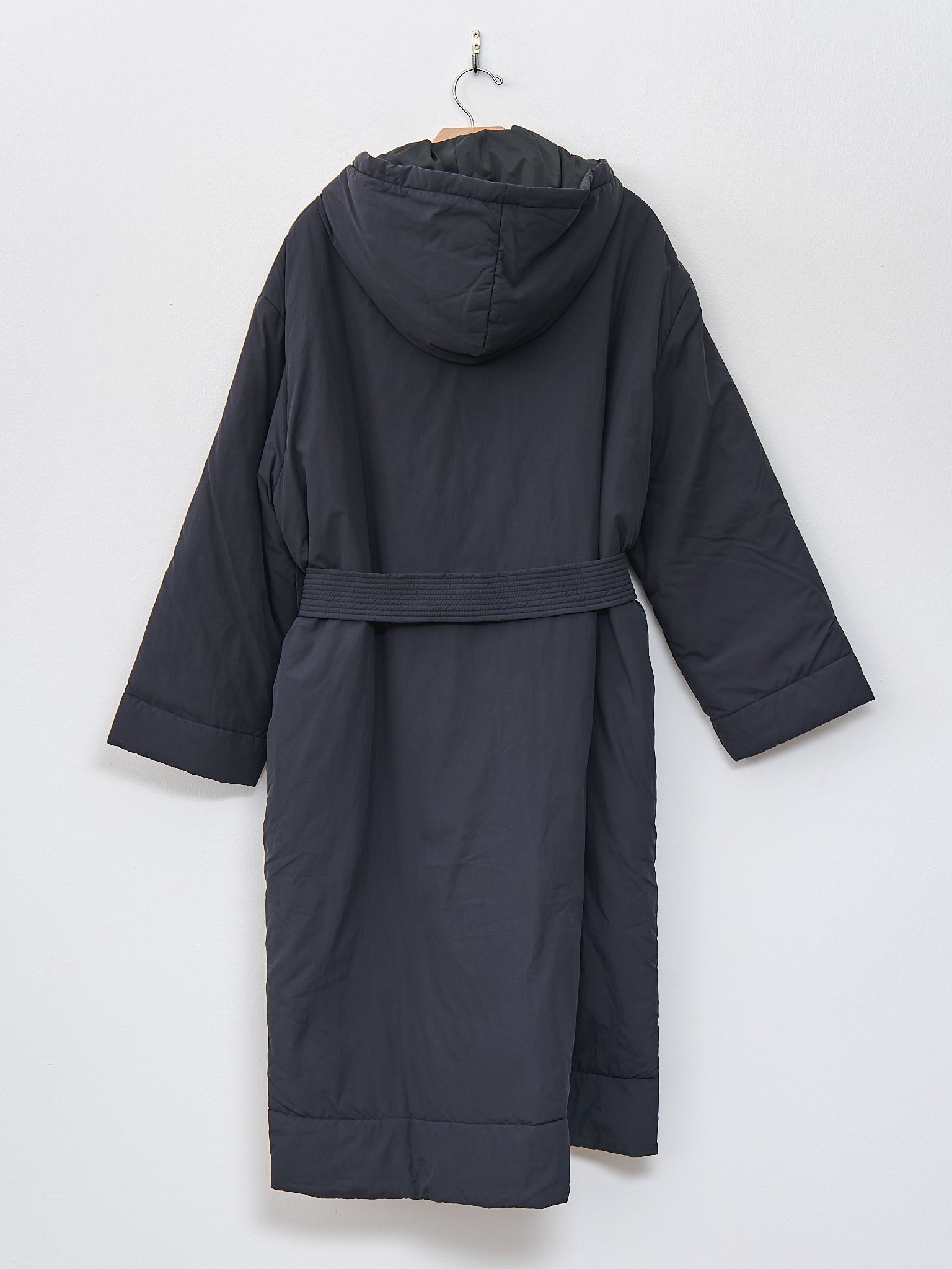 Kariba Belted Wrap Puffer Coat - Darkest Navy - 7