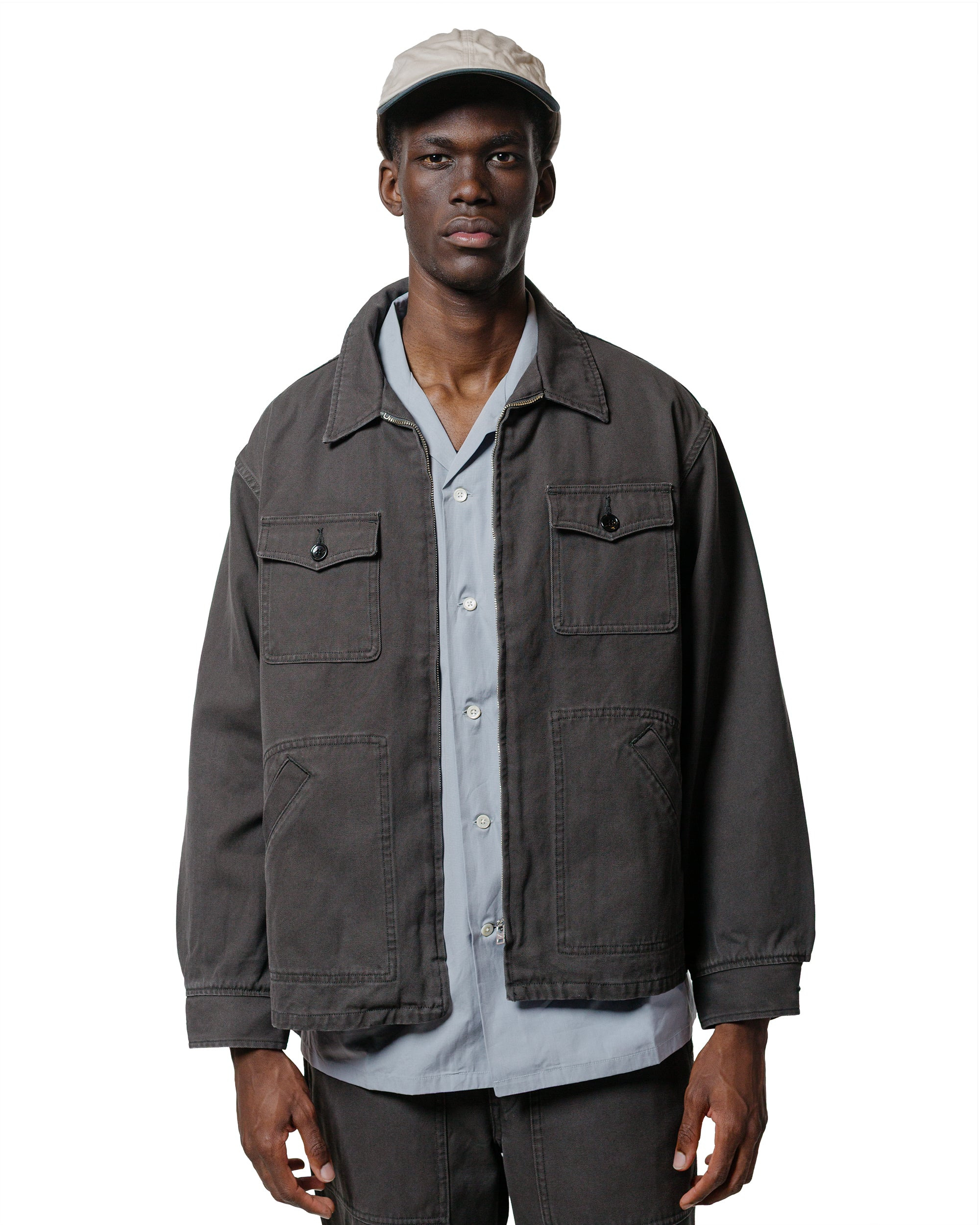 Duck Cloth Workaday Jacket Charcoal - 2