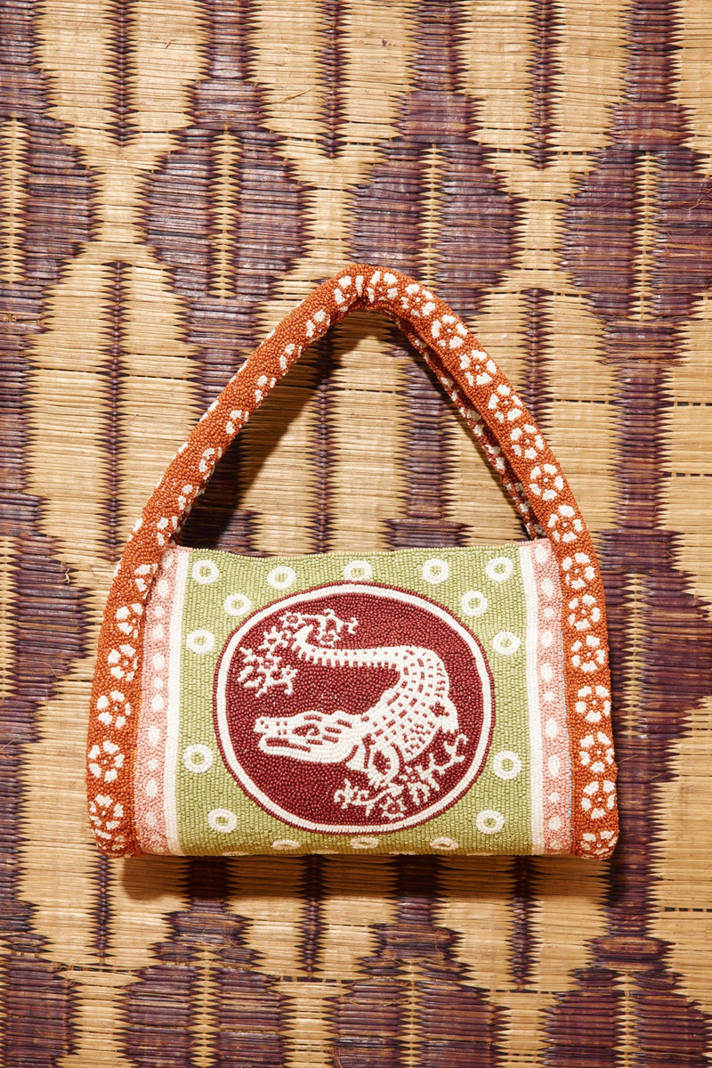 ALÉMAIS Alberta Beaded Mini Barrel Bag outlook