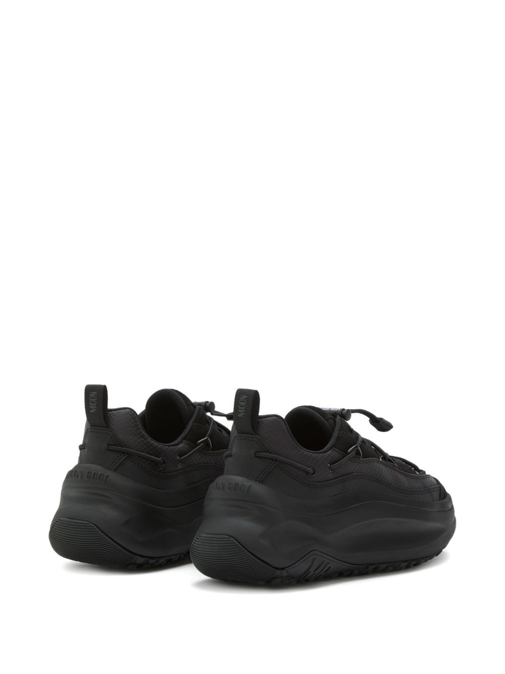 lace-up platform sneakers - 2