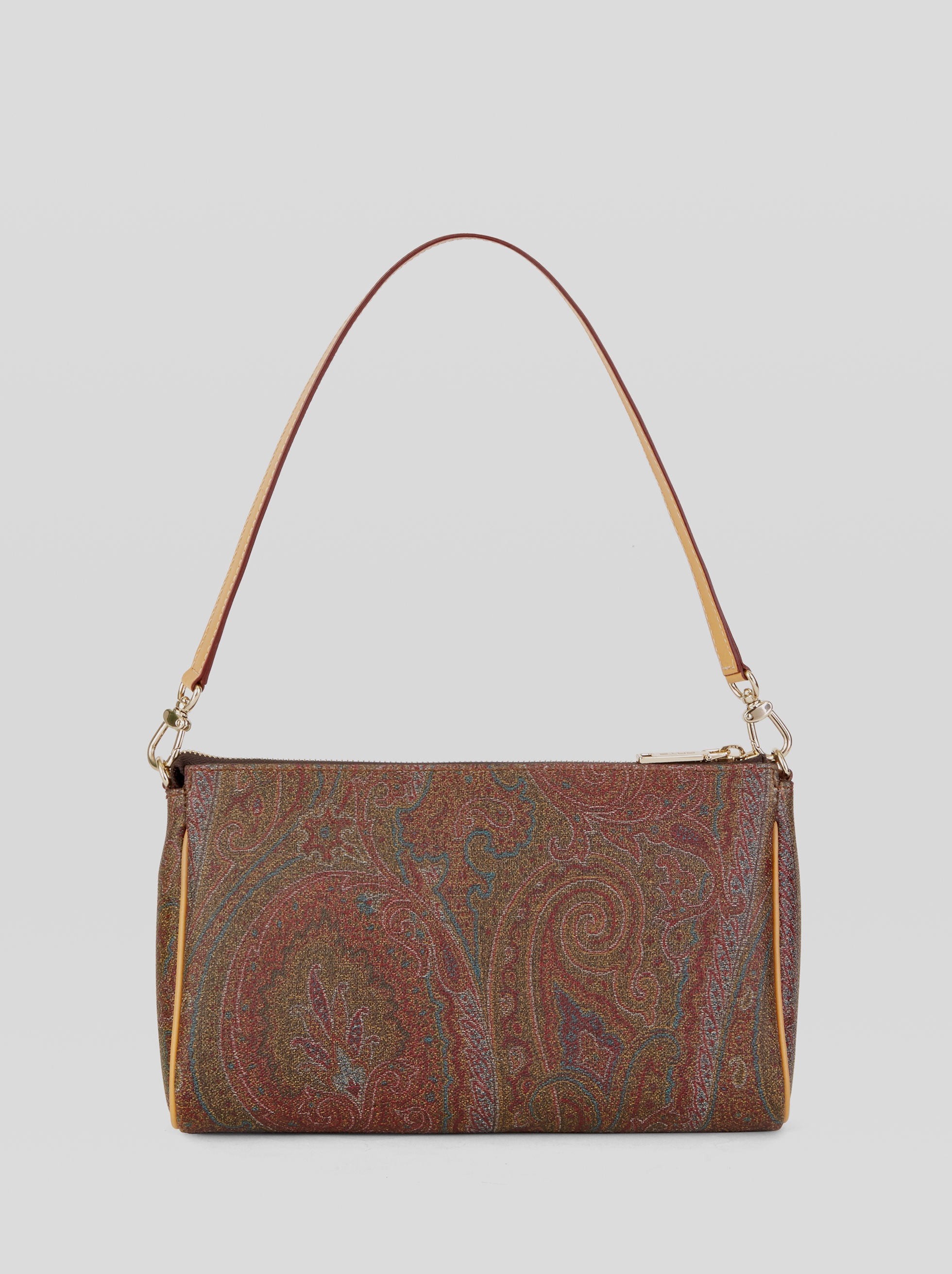 PAISLEY SHOULDER BAG WITH LEATHER DETAILS - 5