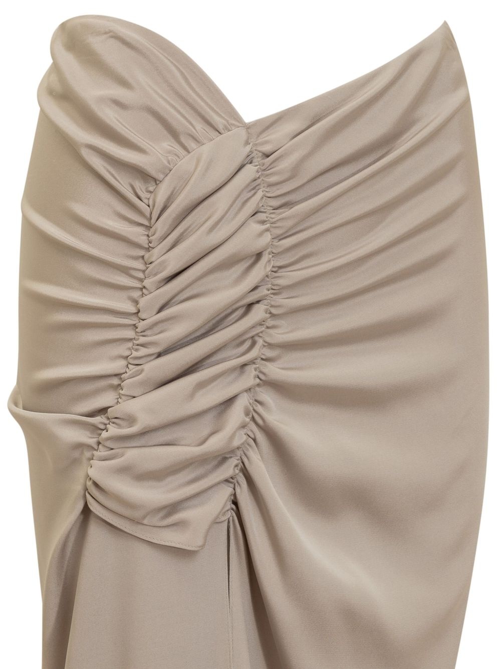 draped-design skirt - 4