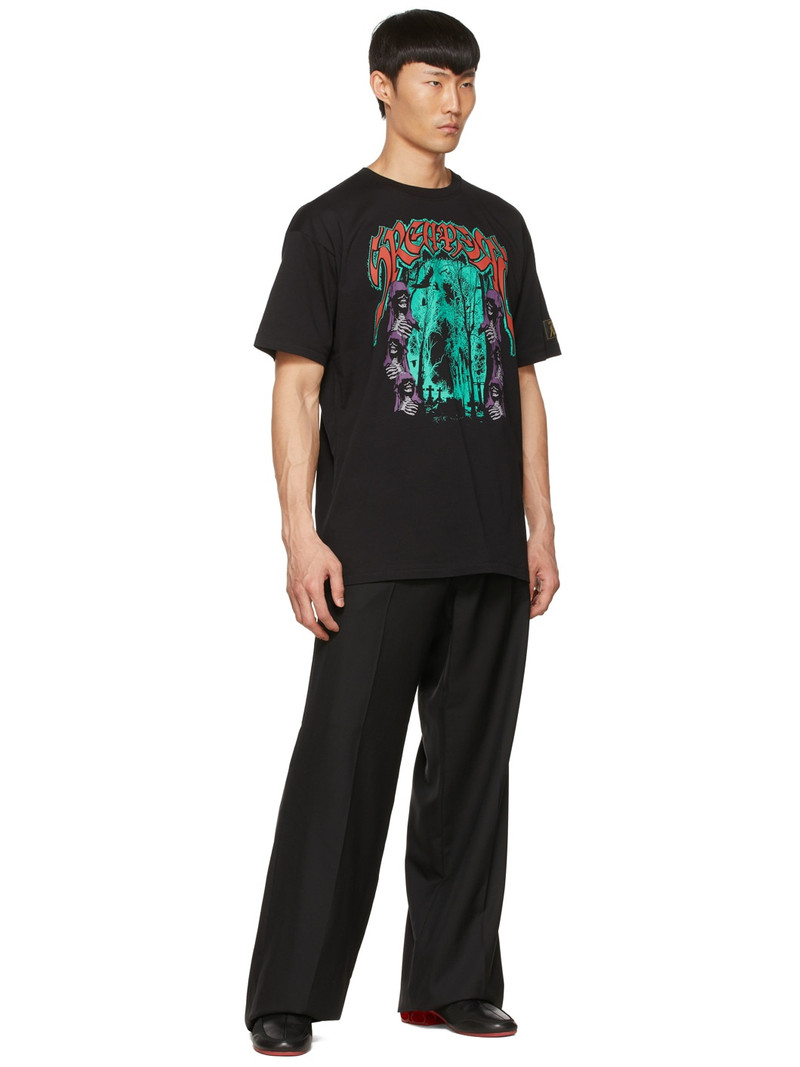 Raf Simons Black Cotton T-Shirt outlook