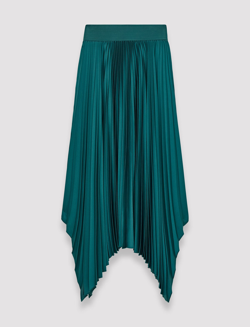 Knit Weave Plissé Ade Skirt - 1