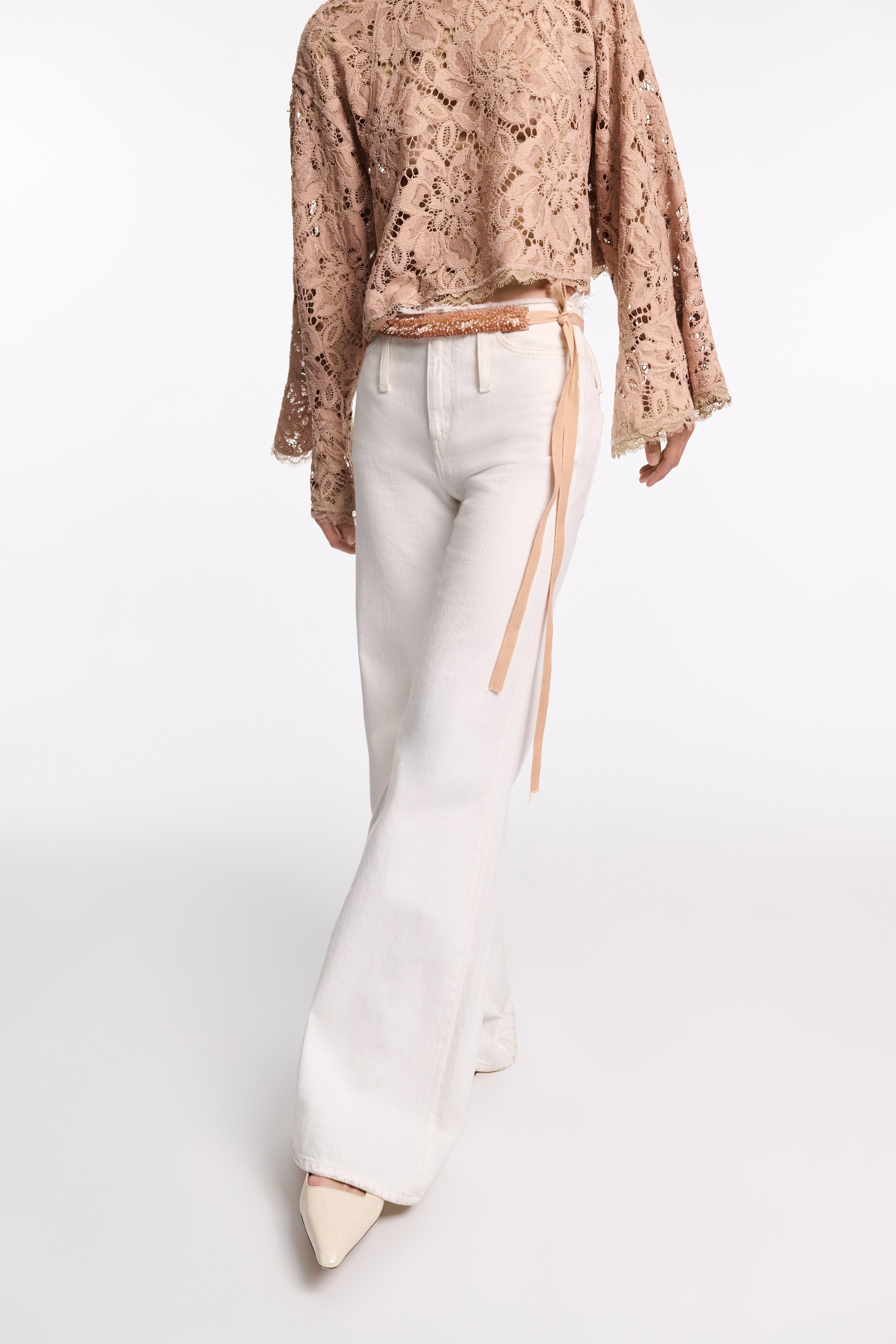 GROSGRAIN EMBROIDERY embroidered belt - 3