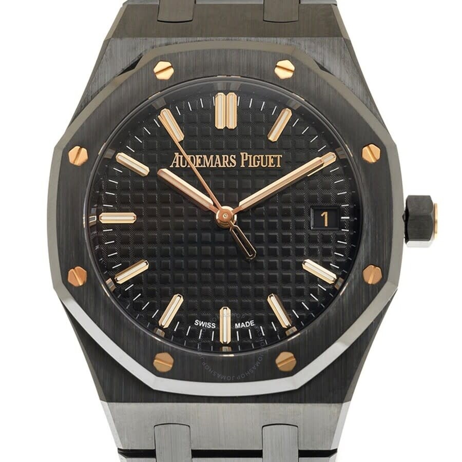Audemars Piguet Royal Oak Automatic Black Dial Ladies Watch 77350CE.OO.1266CE.03 - 2