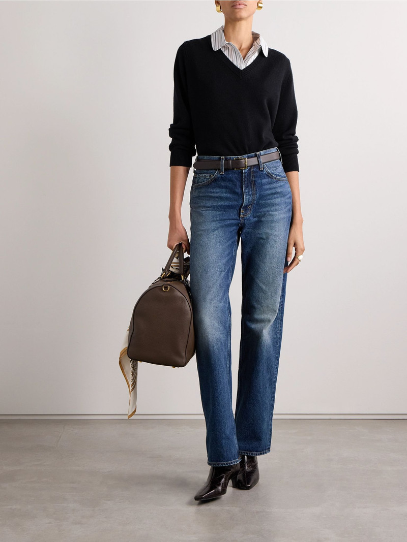 NILI LOTAN Priya cashmere sweater Midnight blue outlook