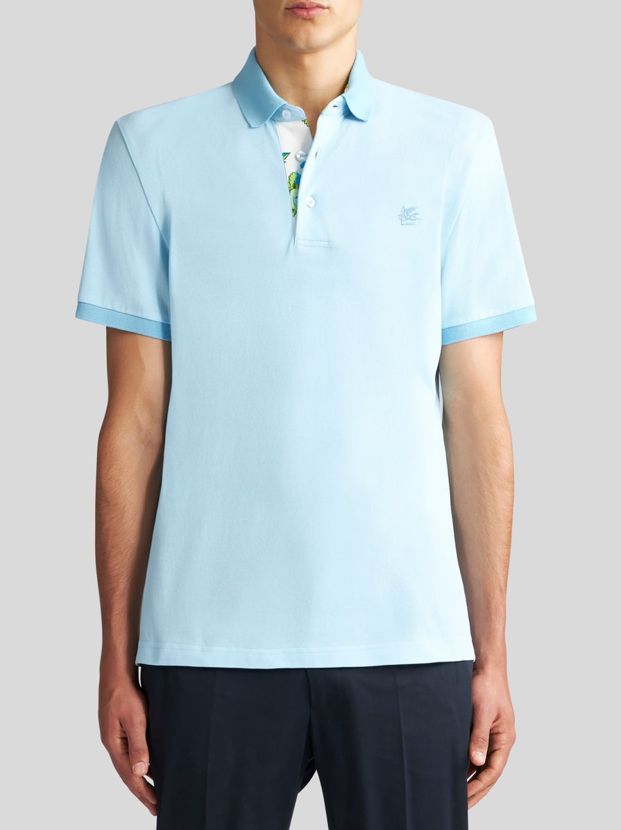 POLO SHIRT WITH EMBROIDERED PEGASO - 2