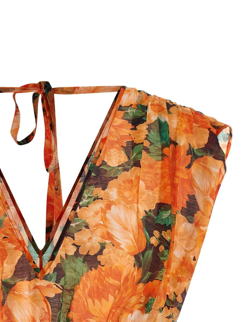 botanical garden V-neck top 3