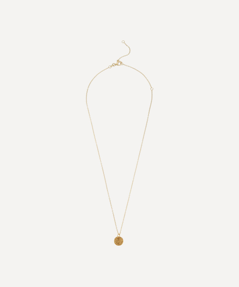 ALIGHIERI 24ct Gold-Plated Baby Lion Cub Pendant Necklace outlook