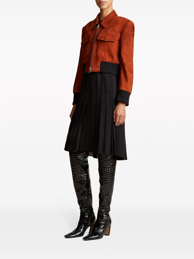 KHAITE The Hector zip-up bomber jacket outlook