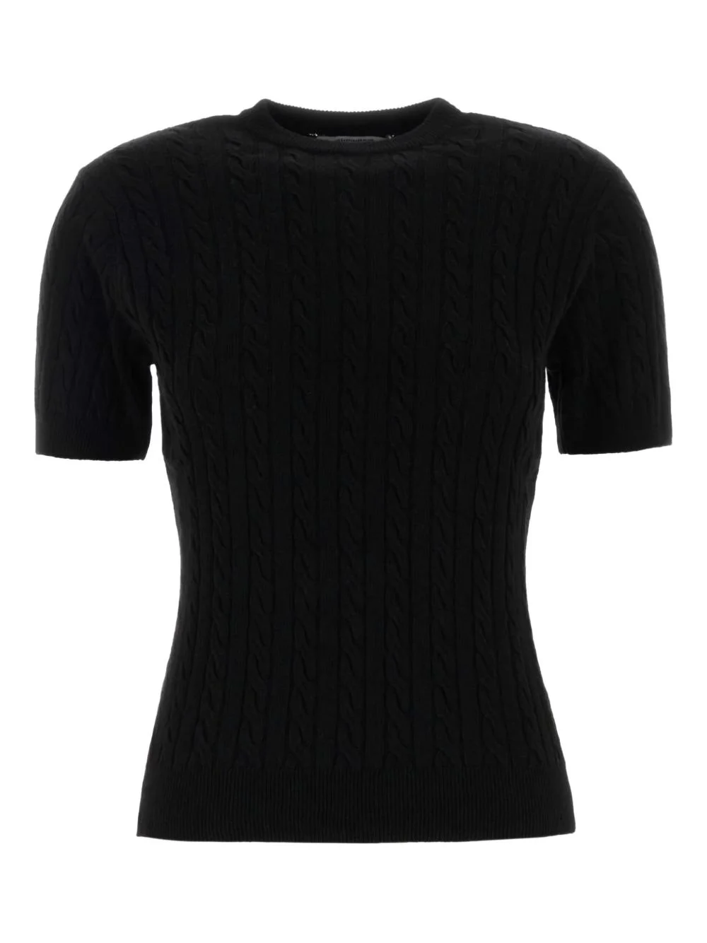 Rina cable-knit T-shirt - 1