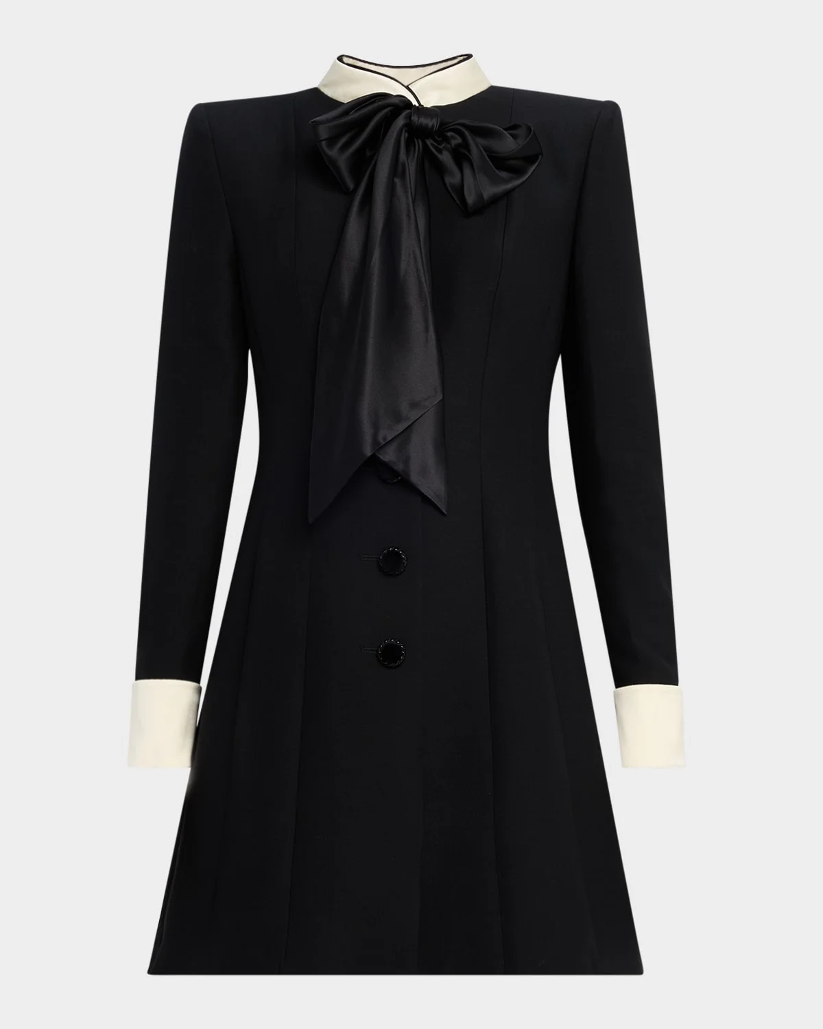 Crepe Couture Mini Dress - 1