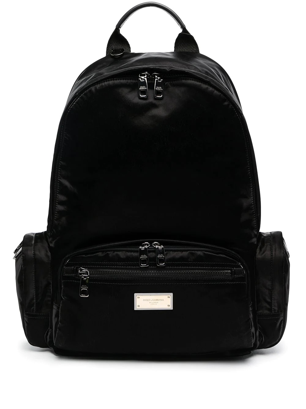 logo-plaque backpack - 1