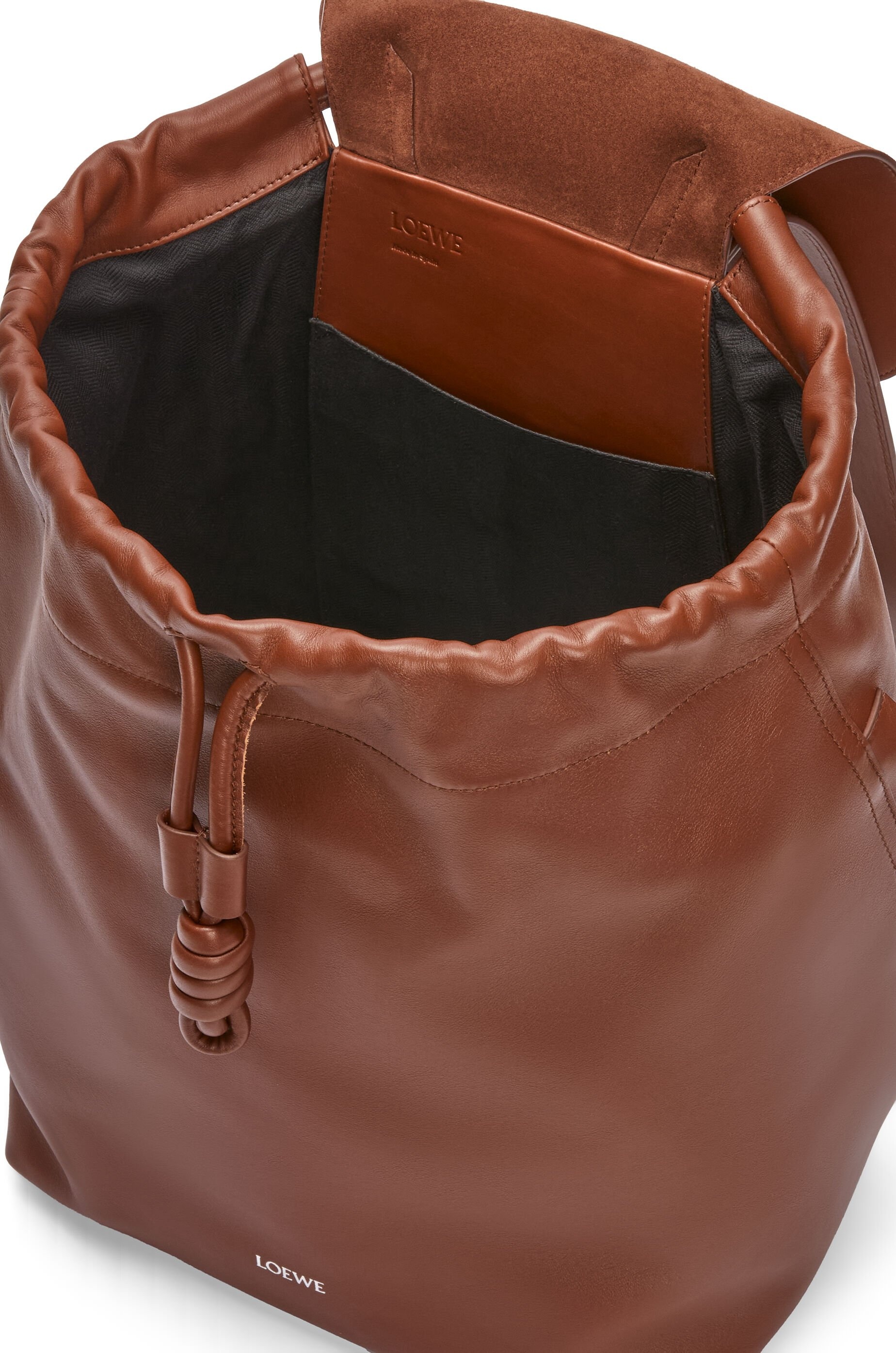 Flamenco backpack in shiny supple calfskin - 6