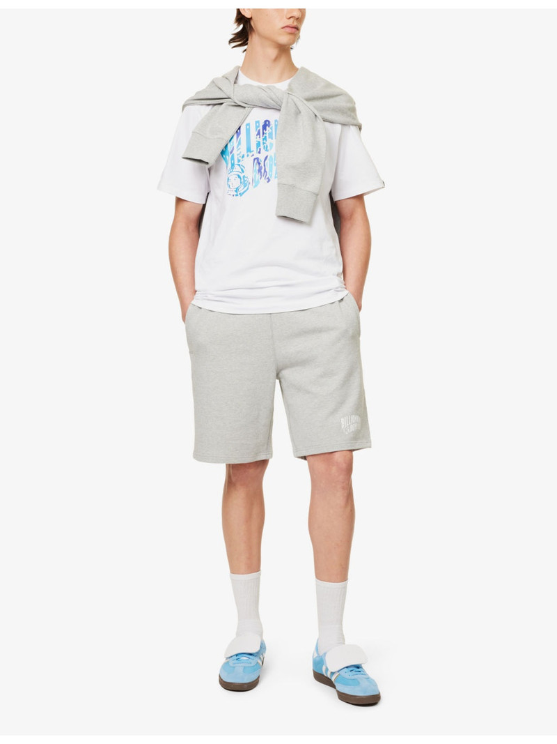 BILLIONAIRE BOYS CLUB Arch branded-print cotton-jersey shorts outlook