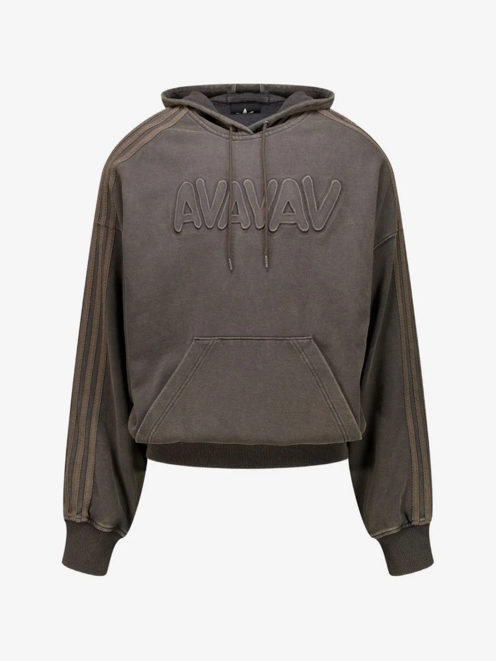 x adidas Originals logo-embossed oversized hoodie - 1