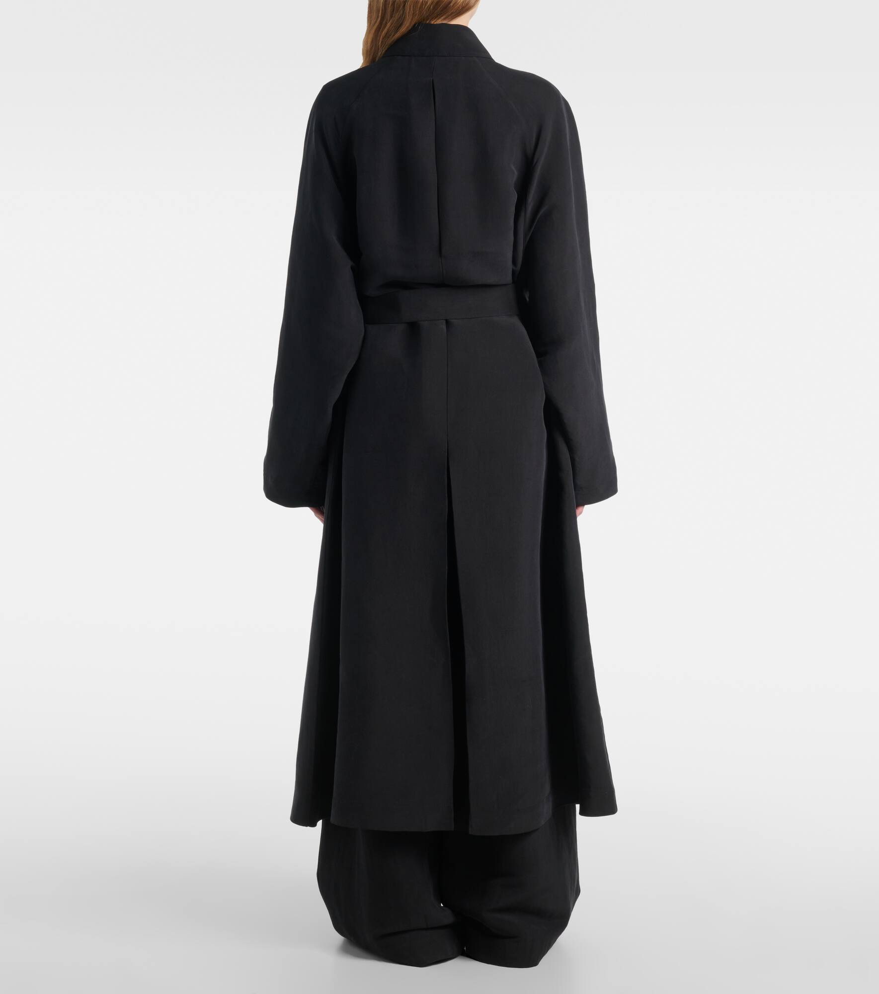 Ryo silk wrap coat - 3