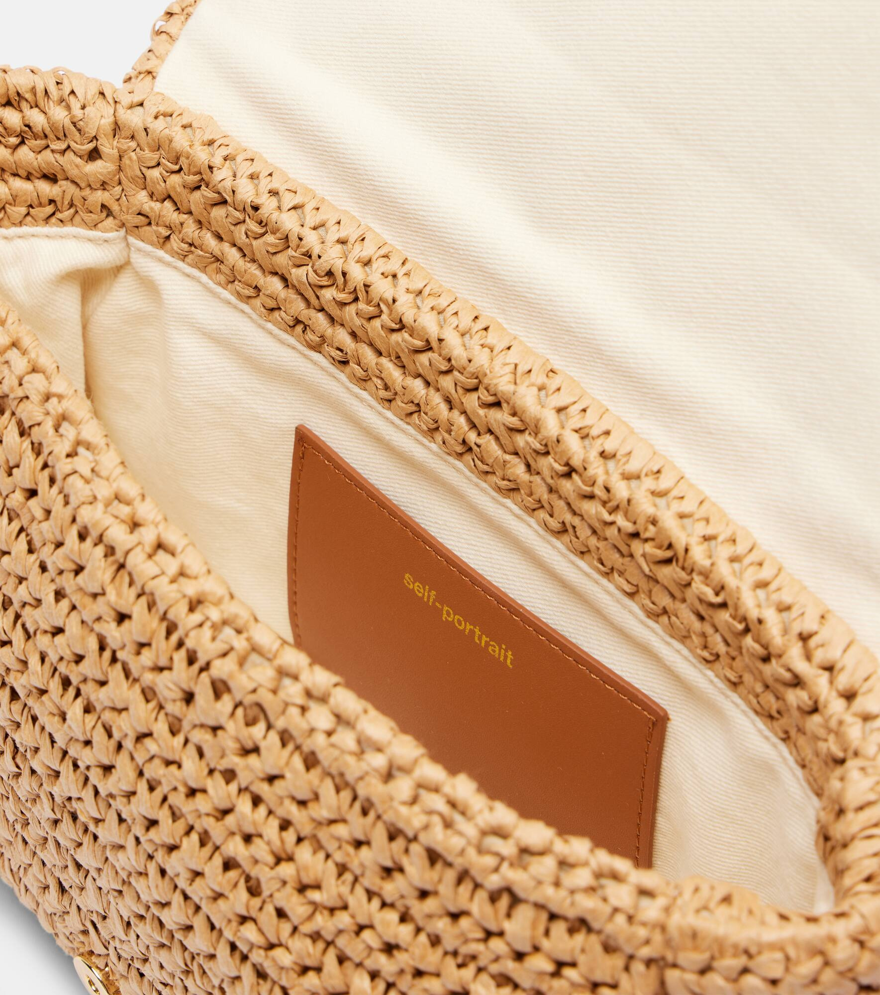 Bow Small woven shoulder bag - 3