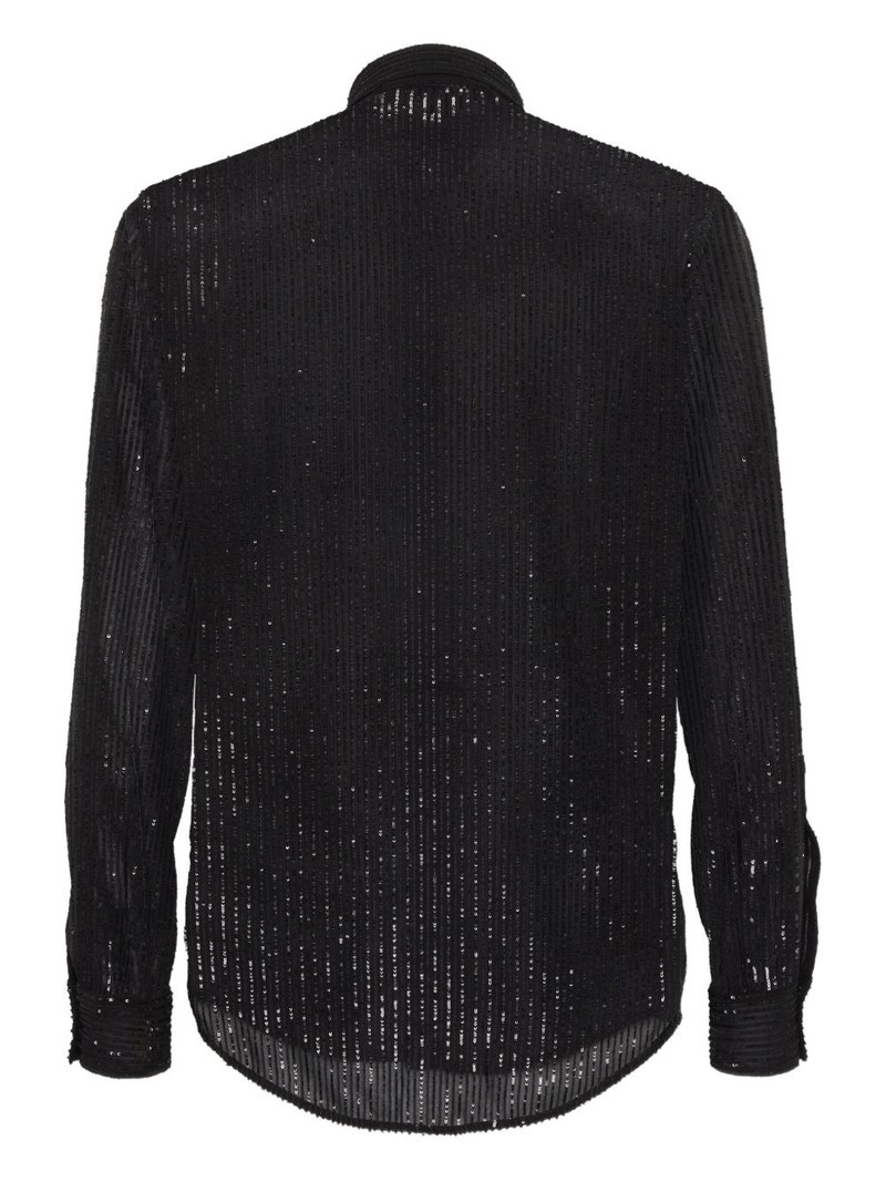 DSQUARED2 pinstriped shirt outlook