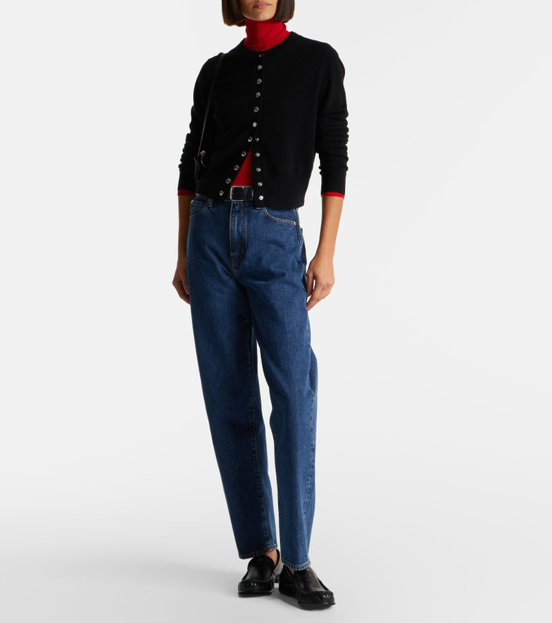 FRAME Neat high-rise straight jeans outlook