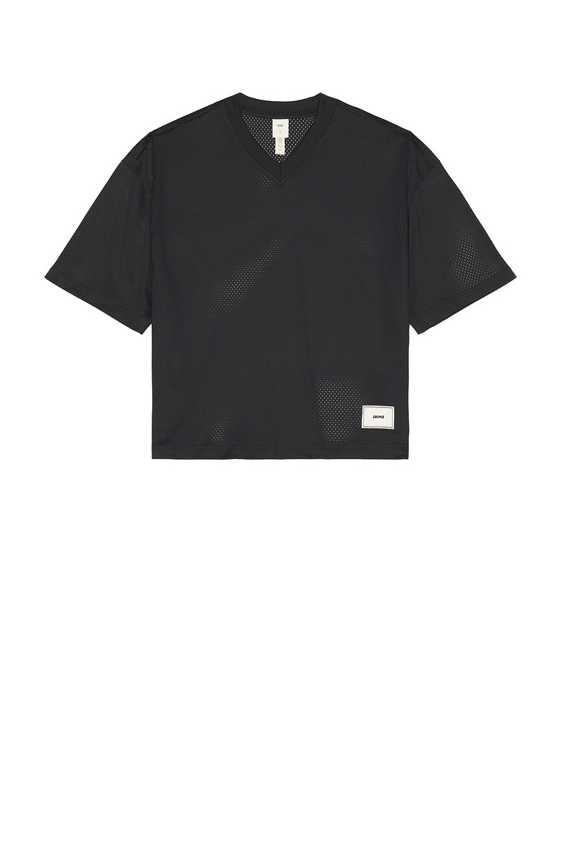 V-Neck Cropped Jersey - 1