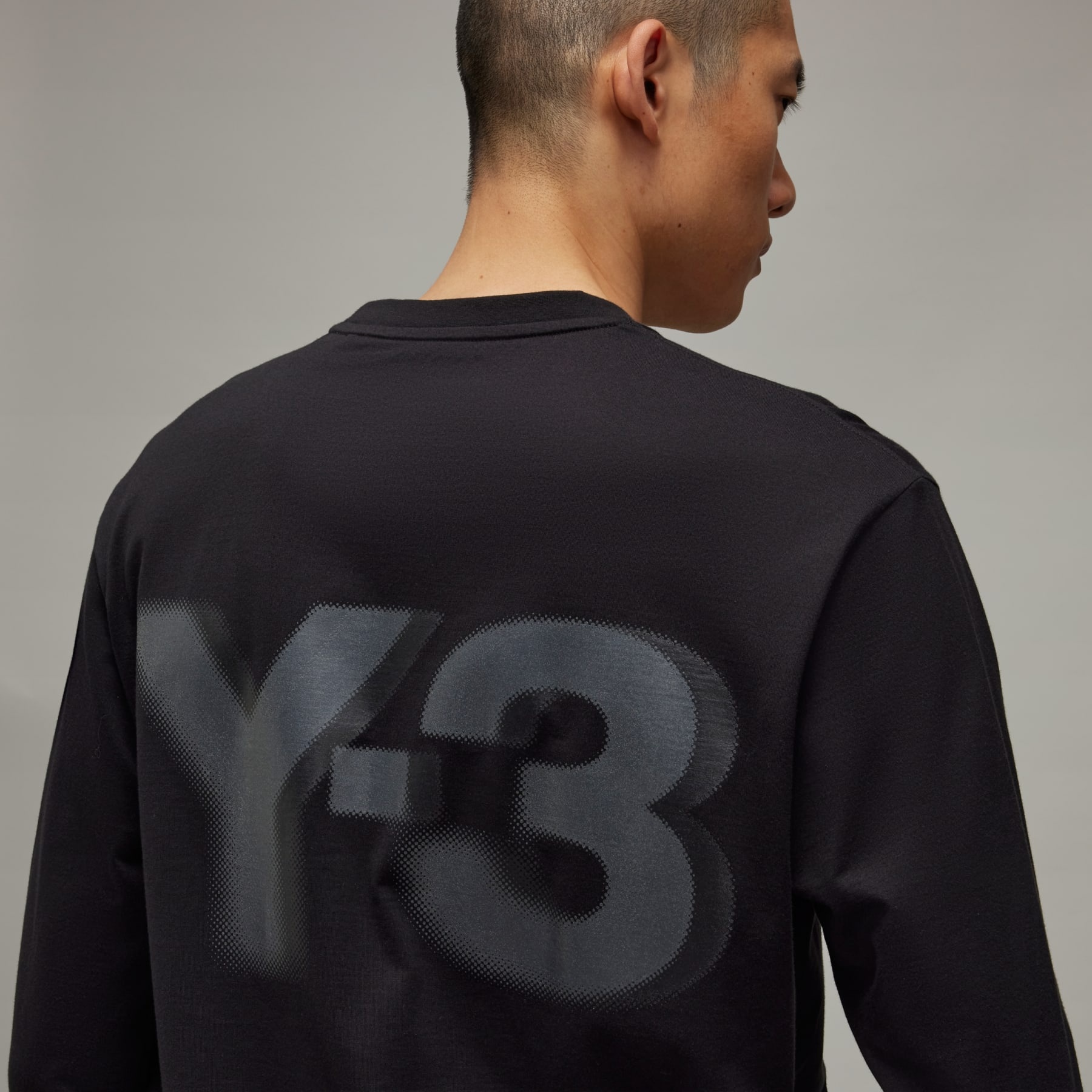 Y-3 Logo Long Sleeve Tee - 9