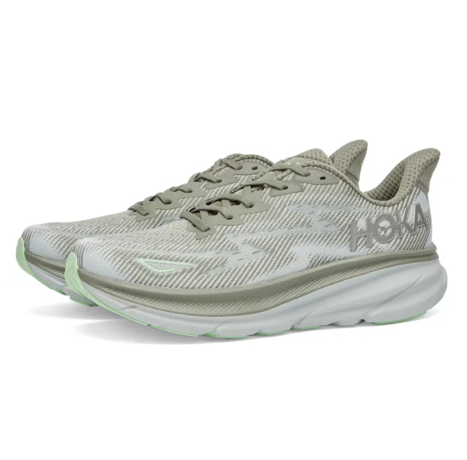 HOKA ONE ONE Clifton 9 'Olive Haze Mercury' 1127895-OHMR - 2