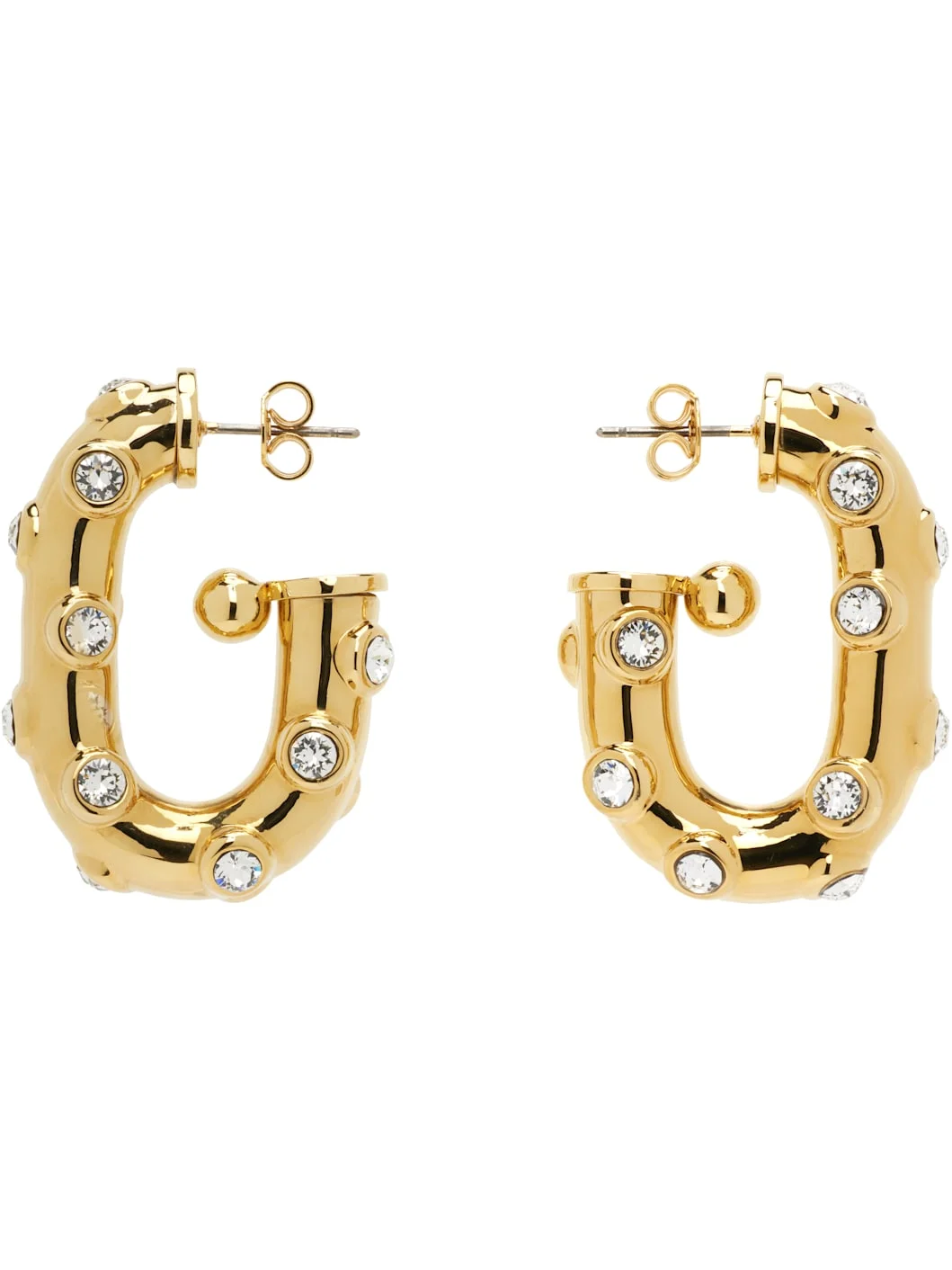 XL Link Strass Earrings - 1