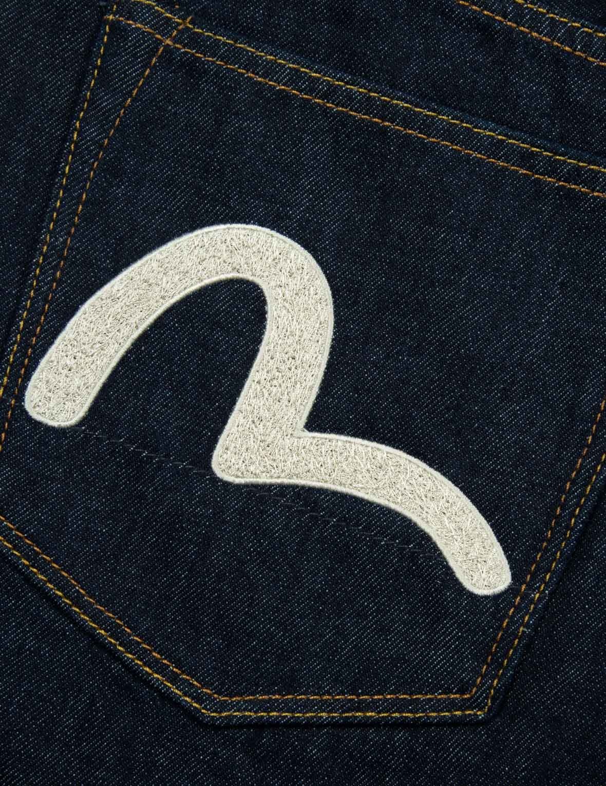 SEAGULL AND GODHEAD EMBROIDERY BALLOON FIT JEANS - 12