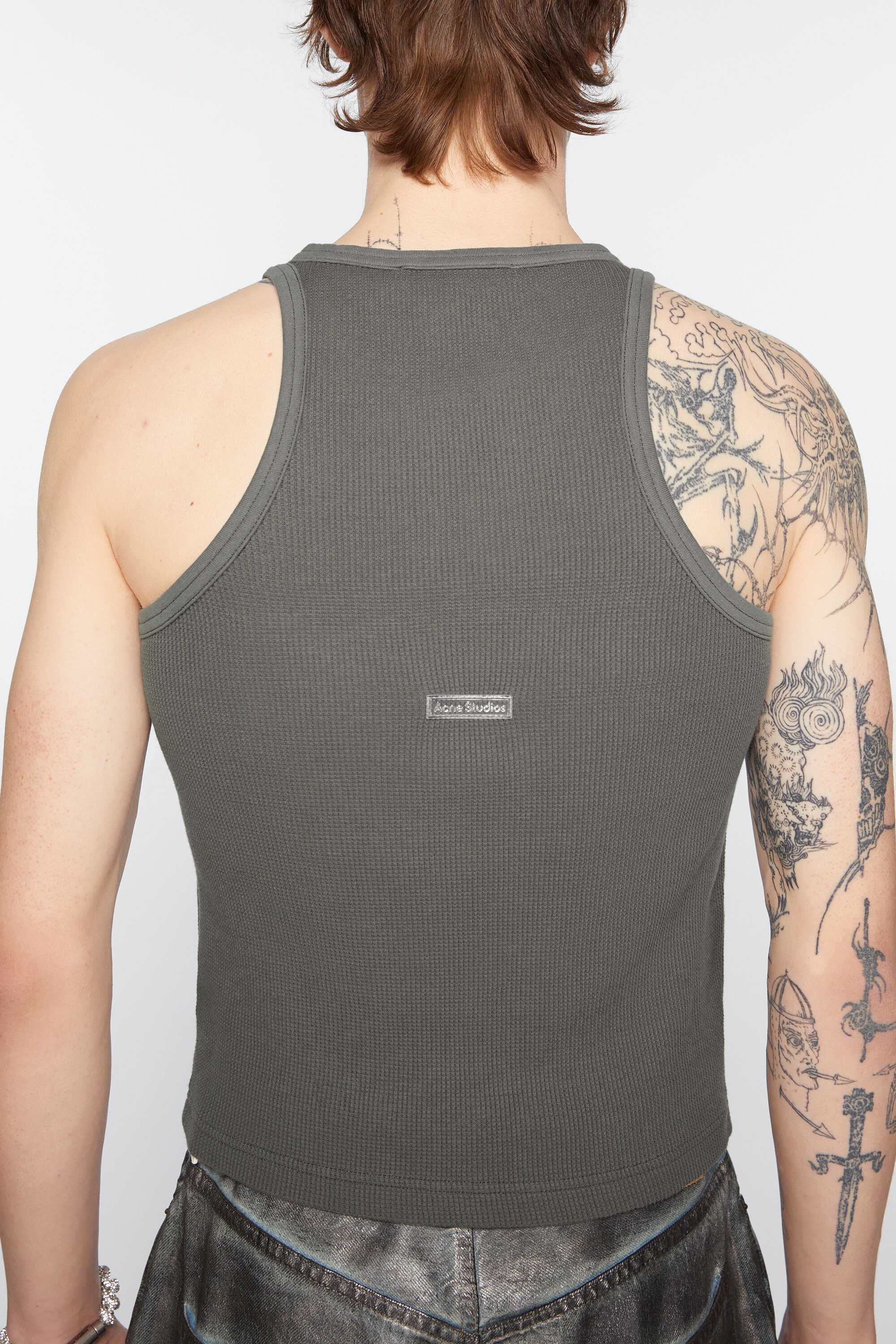 Tank top - Fitted unisex fit - Faded Grey - 4