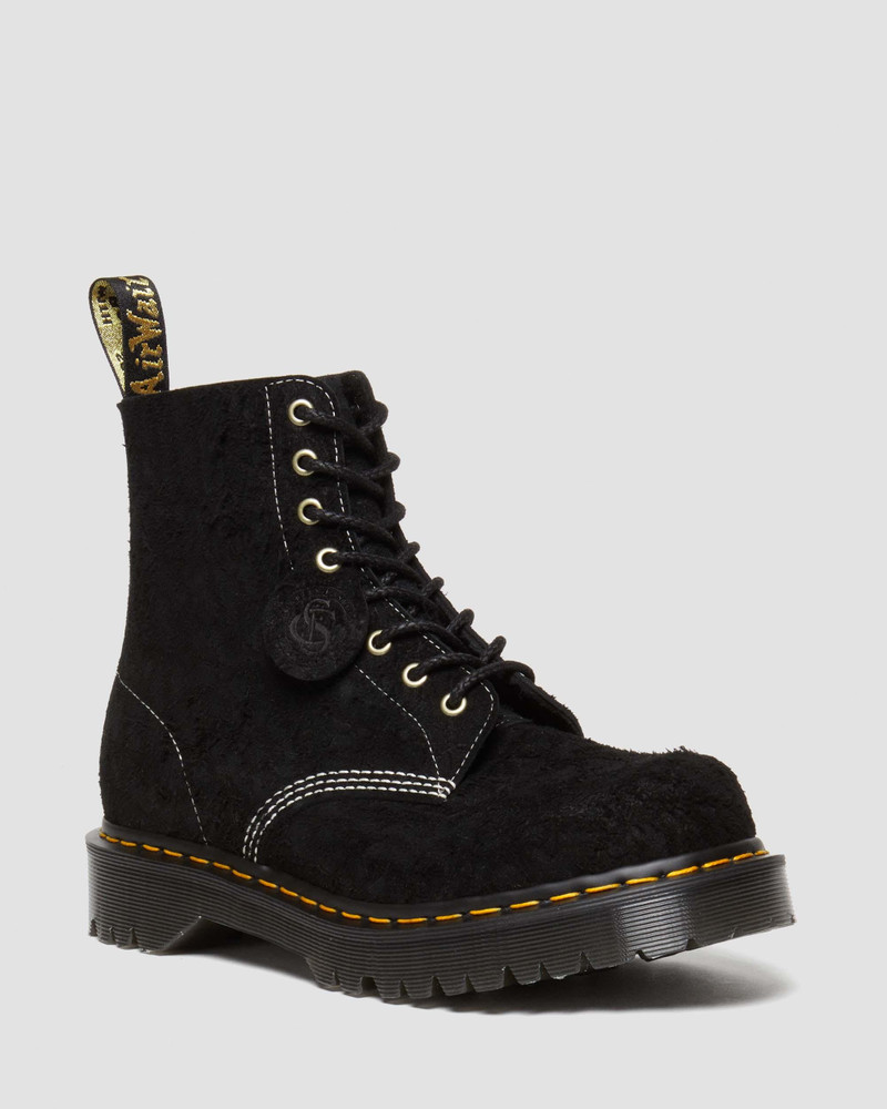 1460 Made in England Emboss Suede Lace Up Boots 5