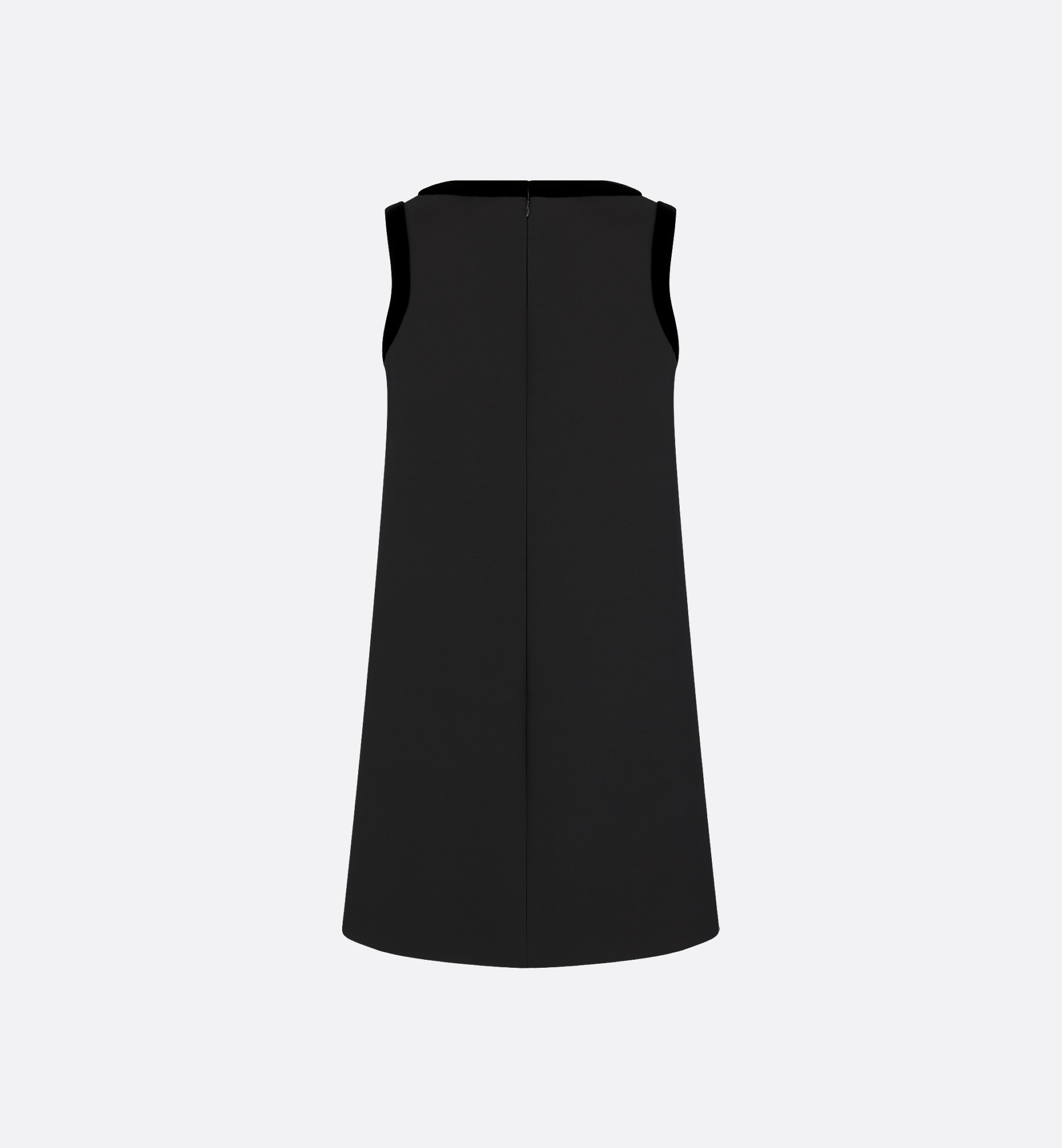 Short Straight Embroidered Dress - 2